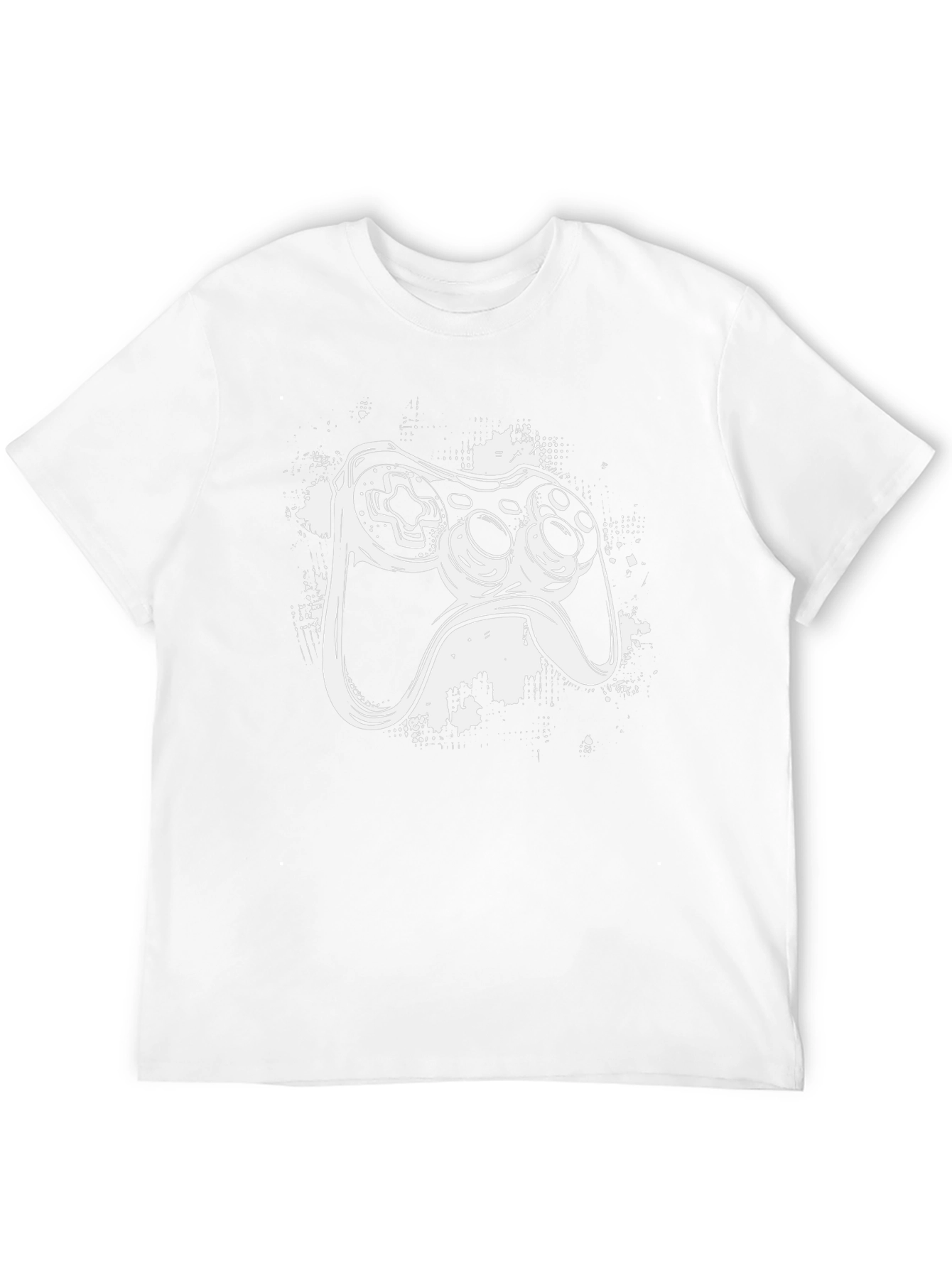 Gamer Controller Graphic Tee - Black Cotton T-Shirt
