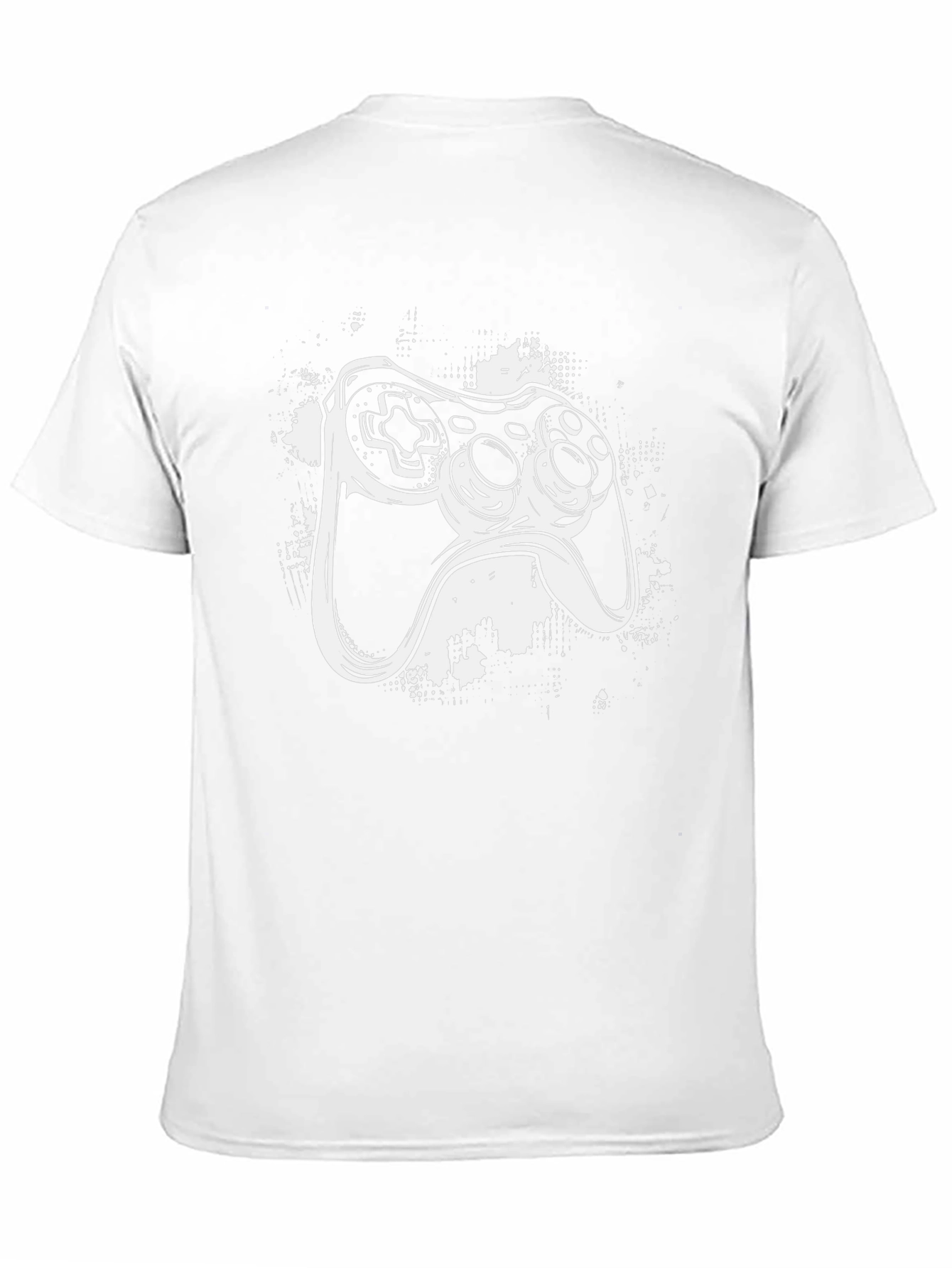 Gamer Controller Graphic Tee - Black Cotton T-Shirt