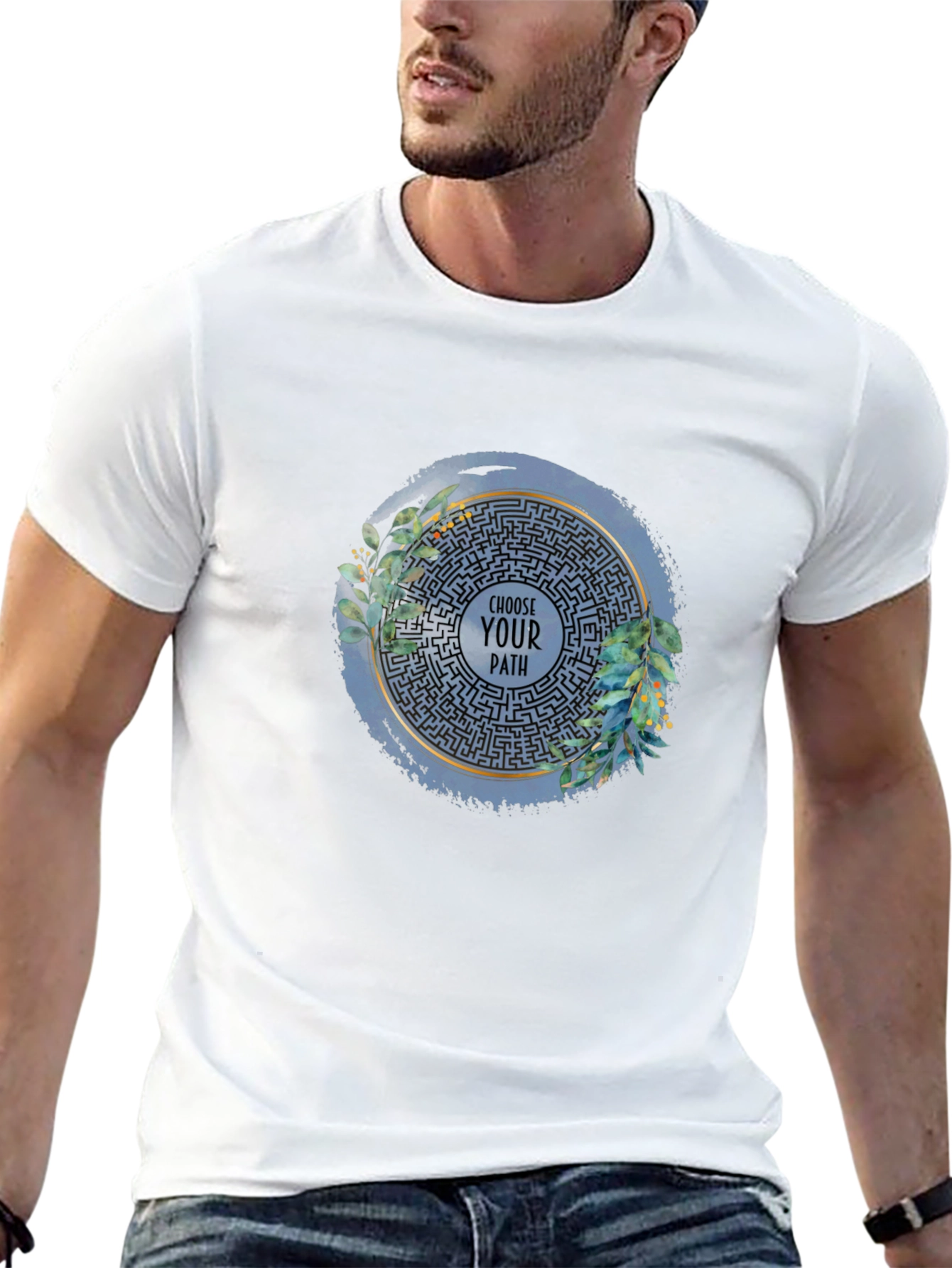 Choose Your Path Labyrinth Graphic T-Shirt