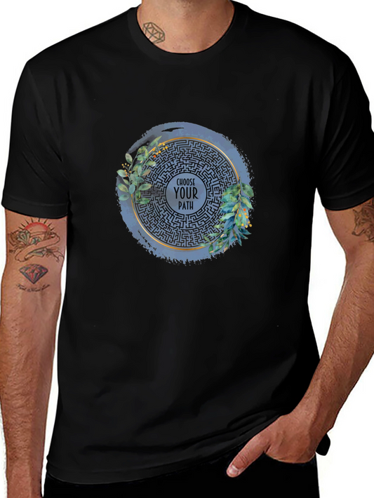Choose Your Path Labyrinth Graphic T-Shirt