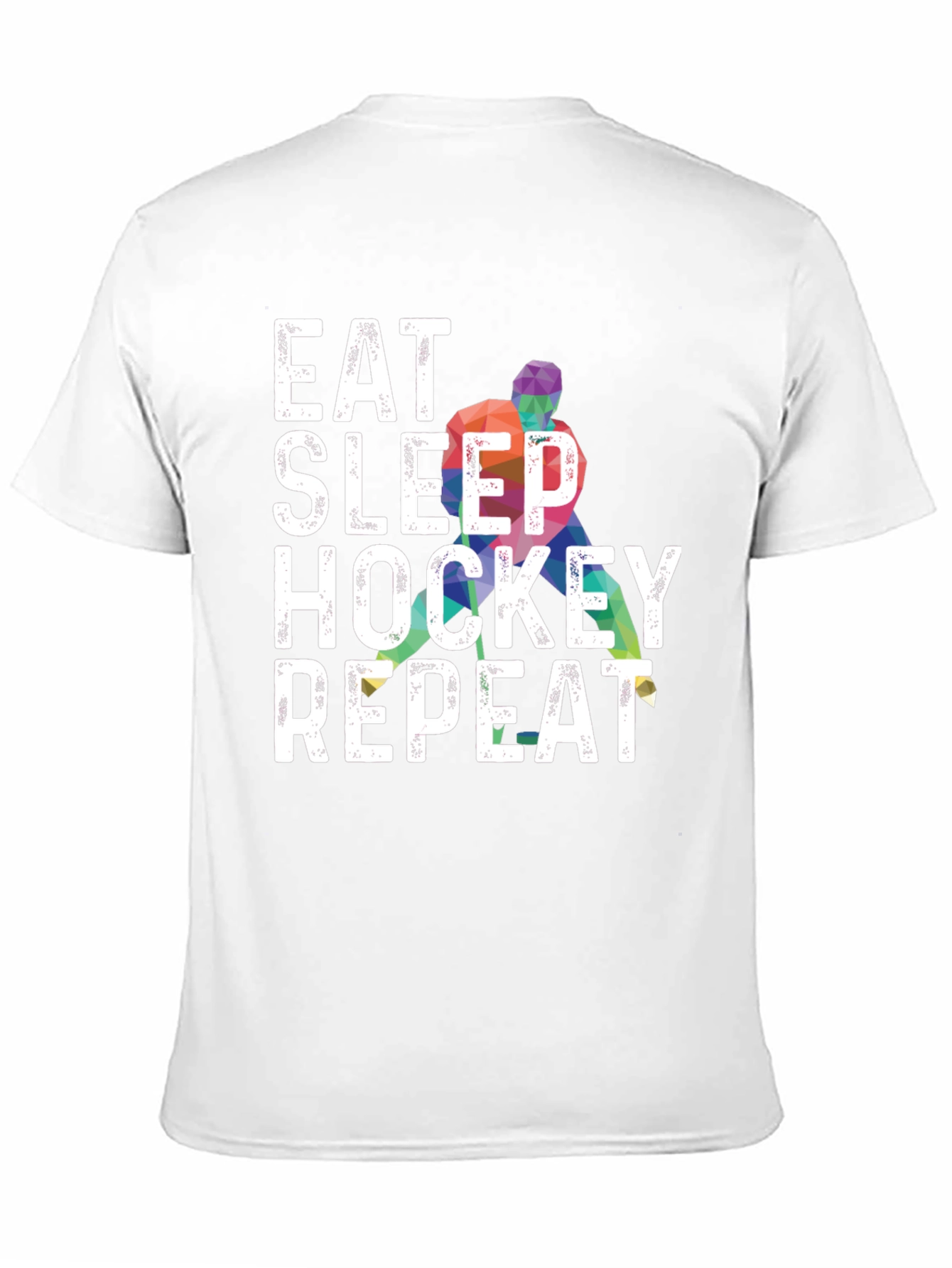Eat Sleep Hockey Repeat Graphic Tee
