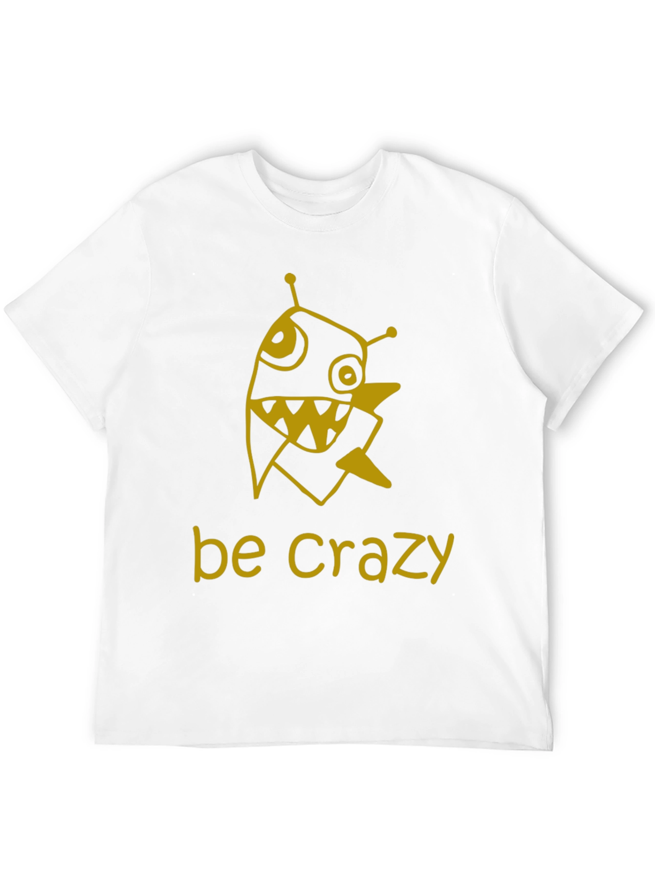 Be Crazy Graphic Tee - Mens Black T-Shirt