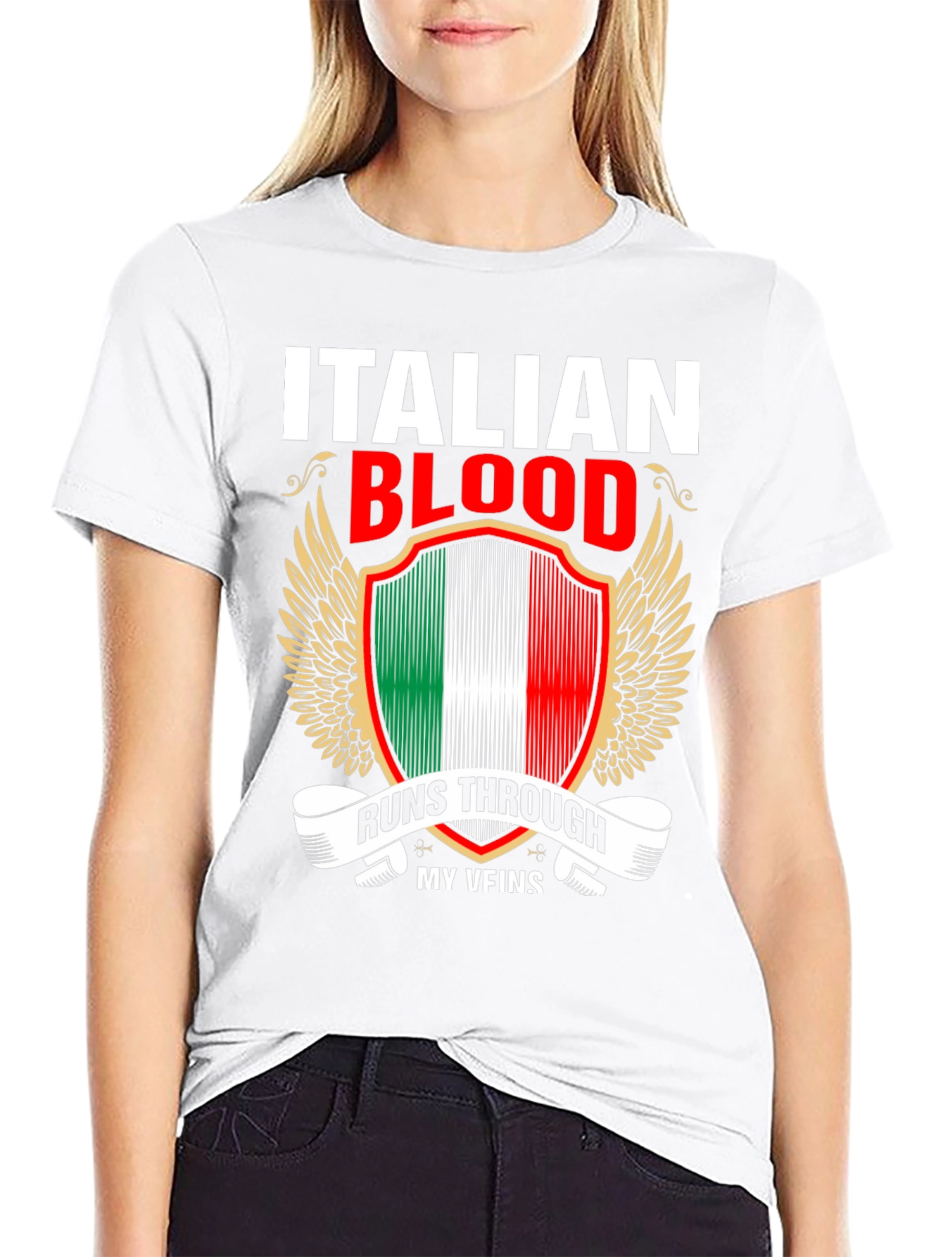 Italian Blood Runs Through My Veins T-Shirt