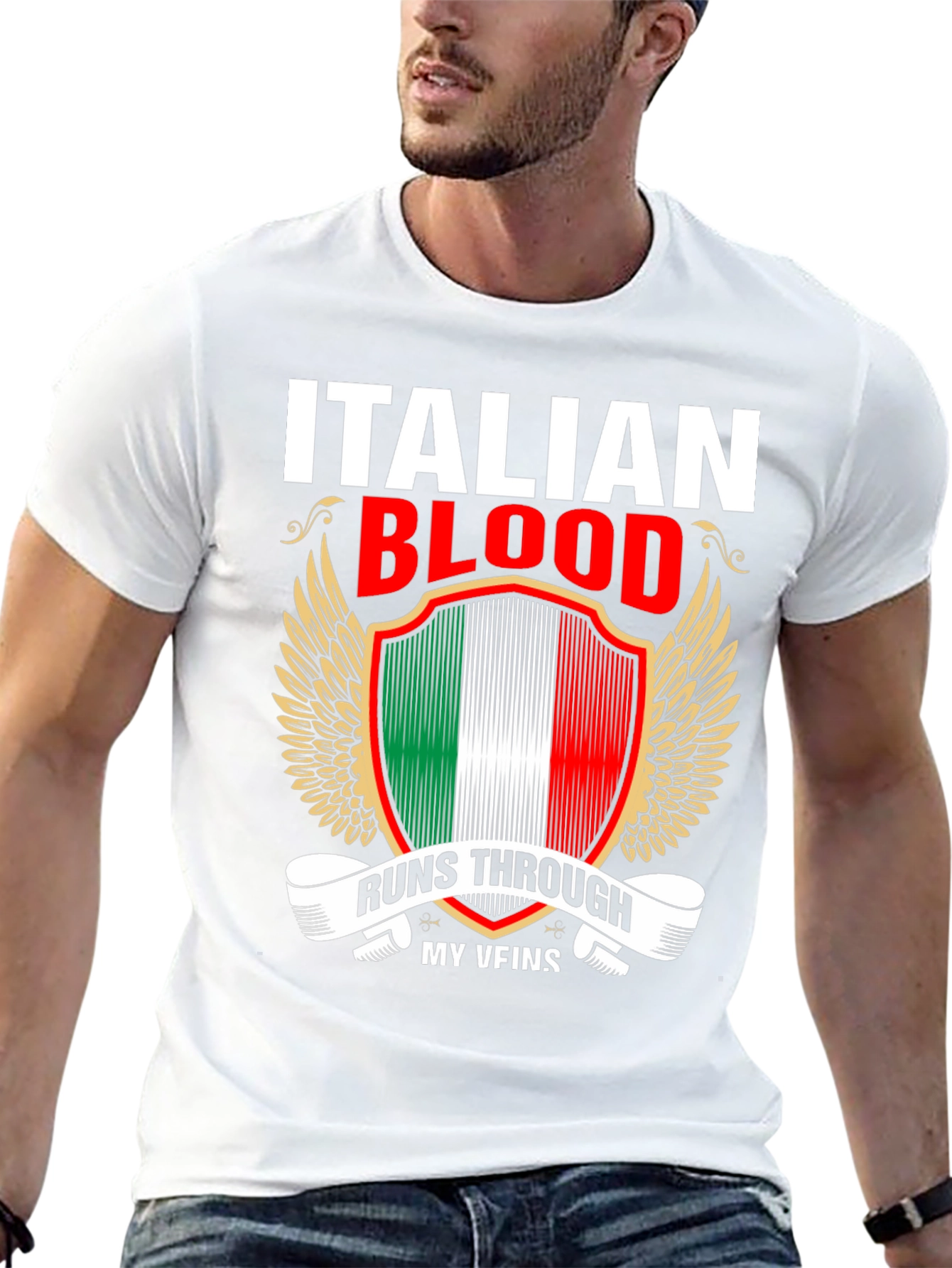 Italian Blood Runs Through My Veins T-Shirt