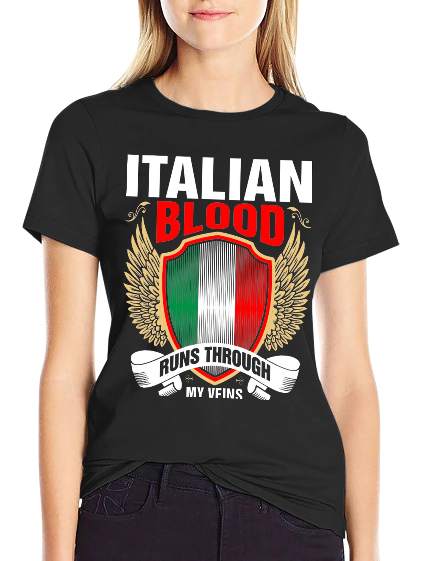 Italian Blood Runs Through My Veins T-Shirt