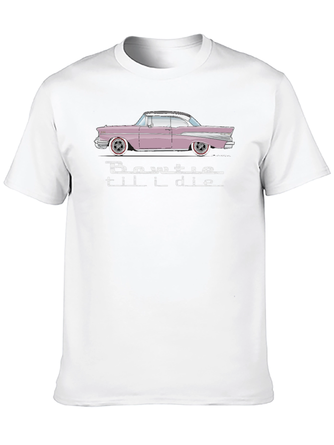 Bowtie til I Die T-Shirt Classic Car Design