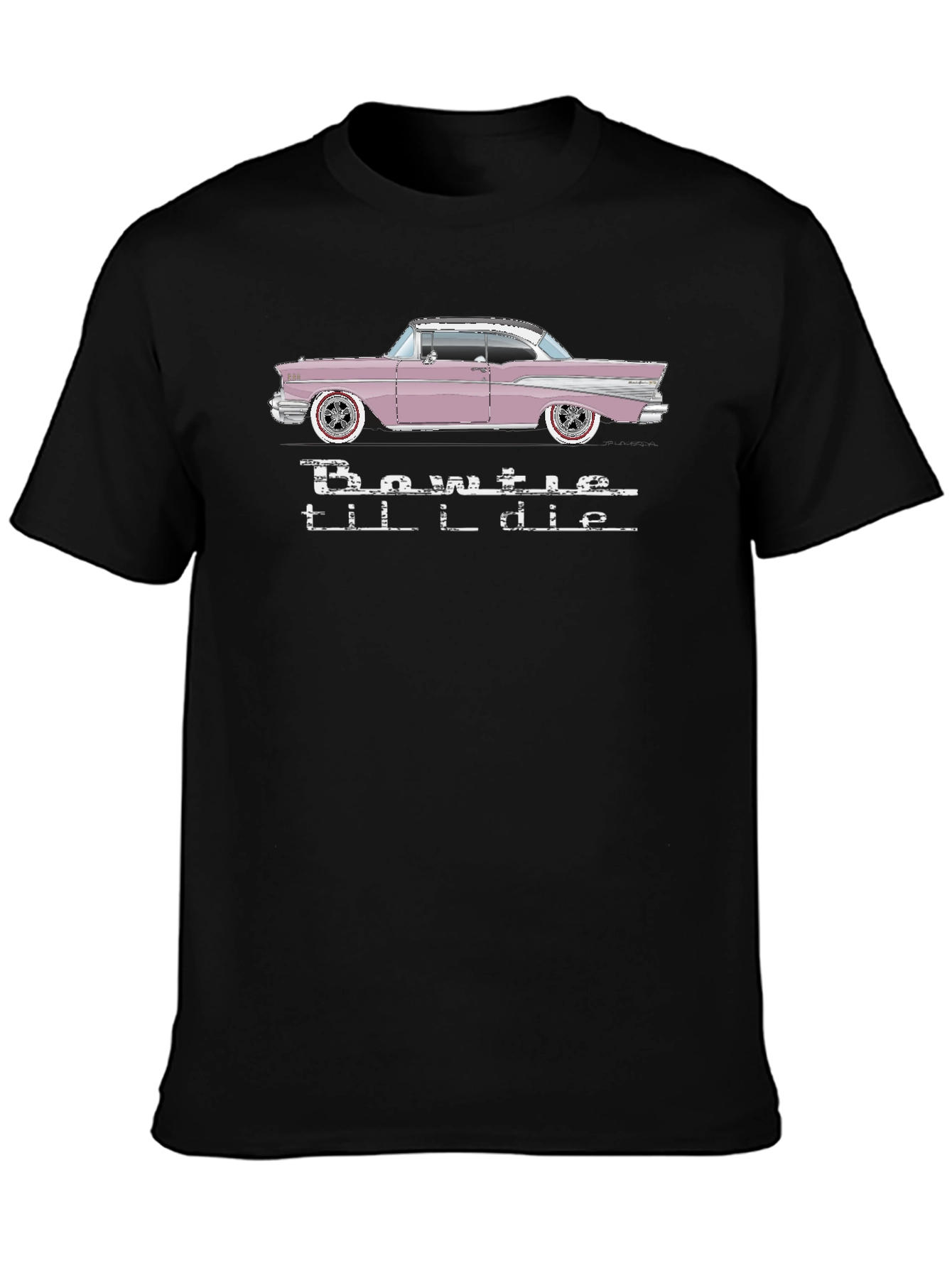 Bowtie til I Die T-Shirt Classic Car Design
