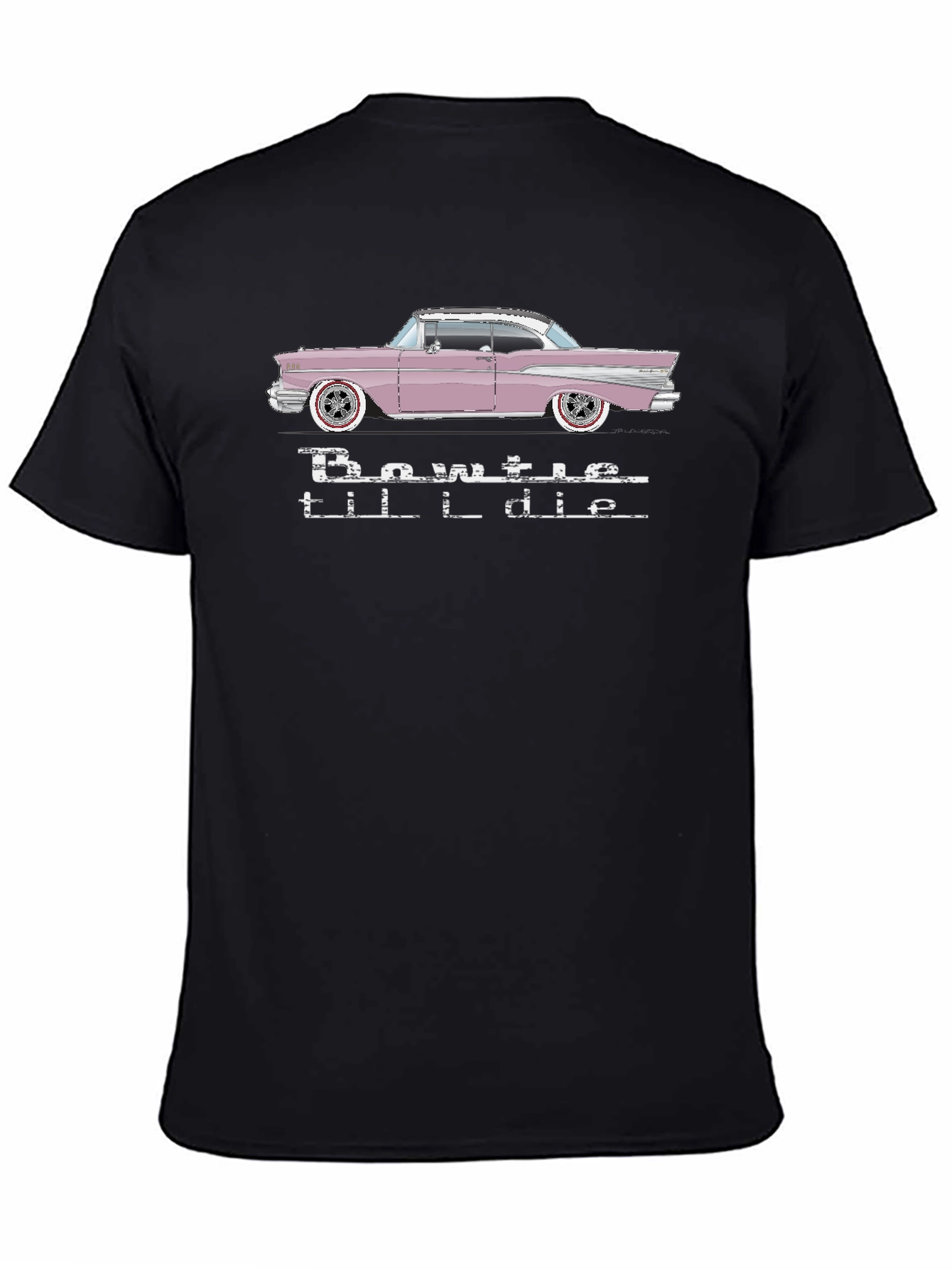 Bowtie til I Die T-Shirt Classic Car Design