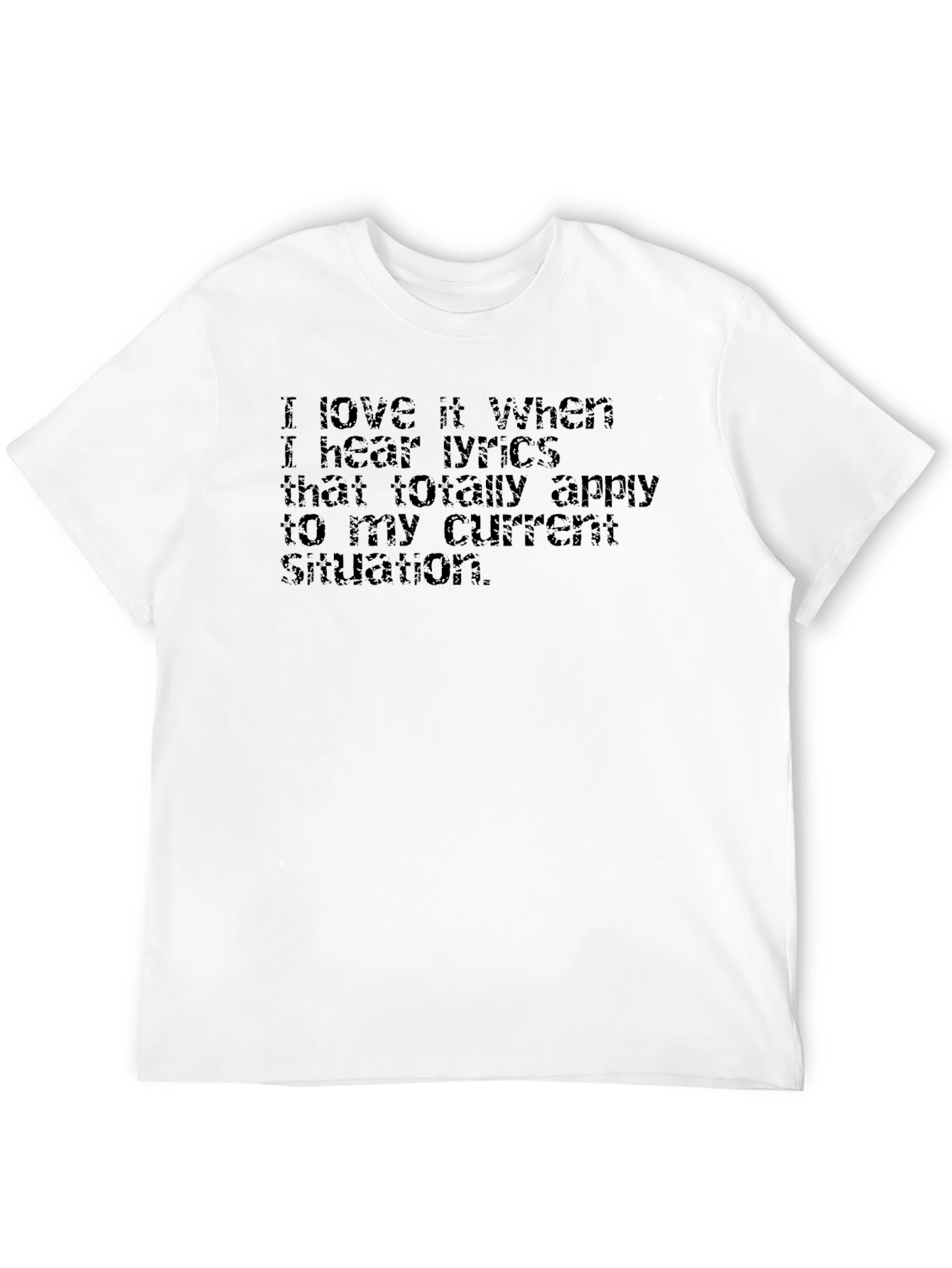 Lyric Lover T-Shirt - Relatable Music Apparel