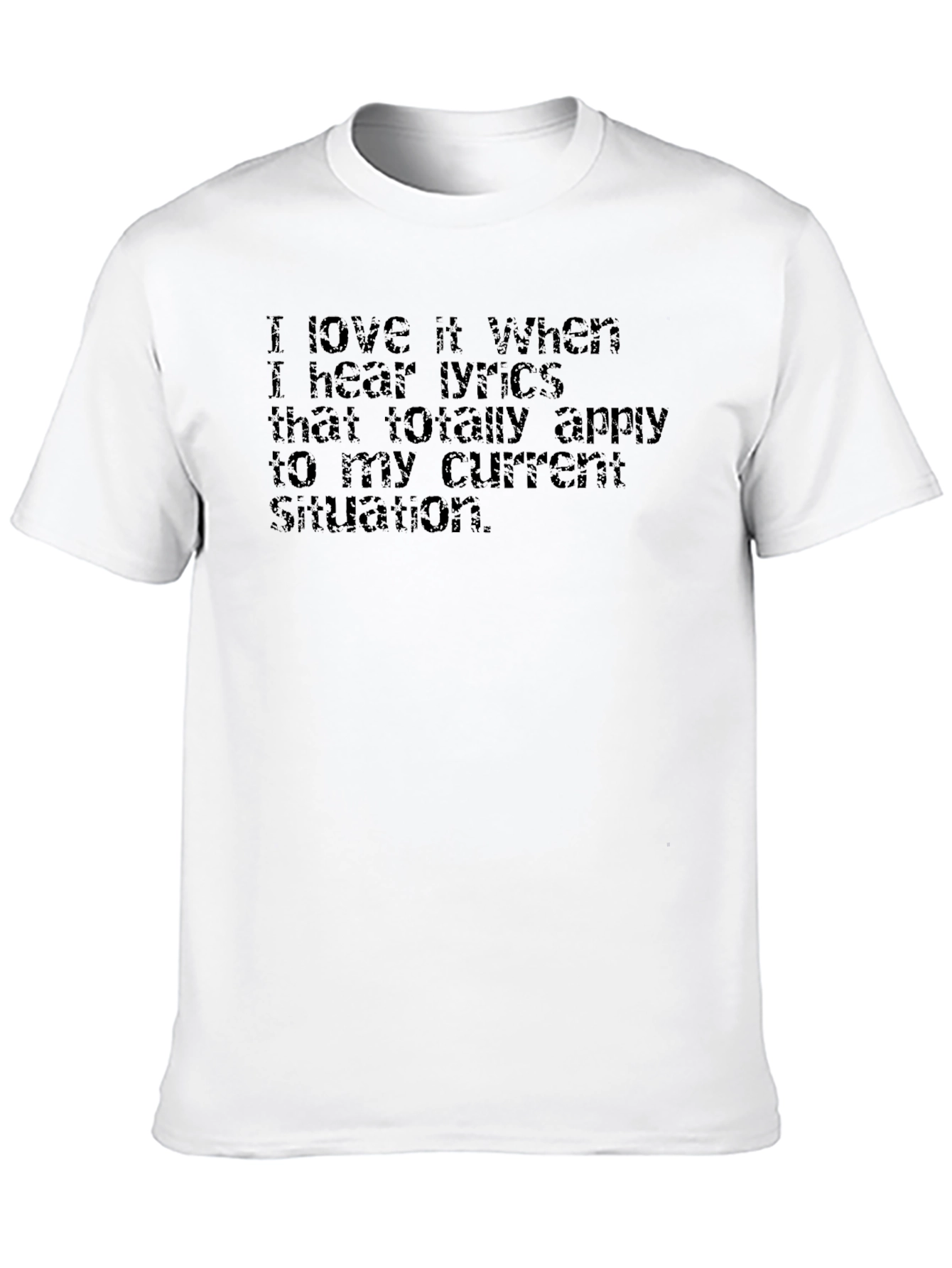 Lyric Lover T-Shirt - Relatable Music Apparel