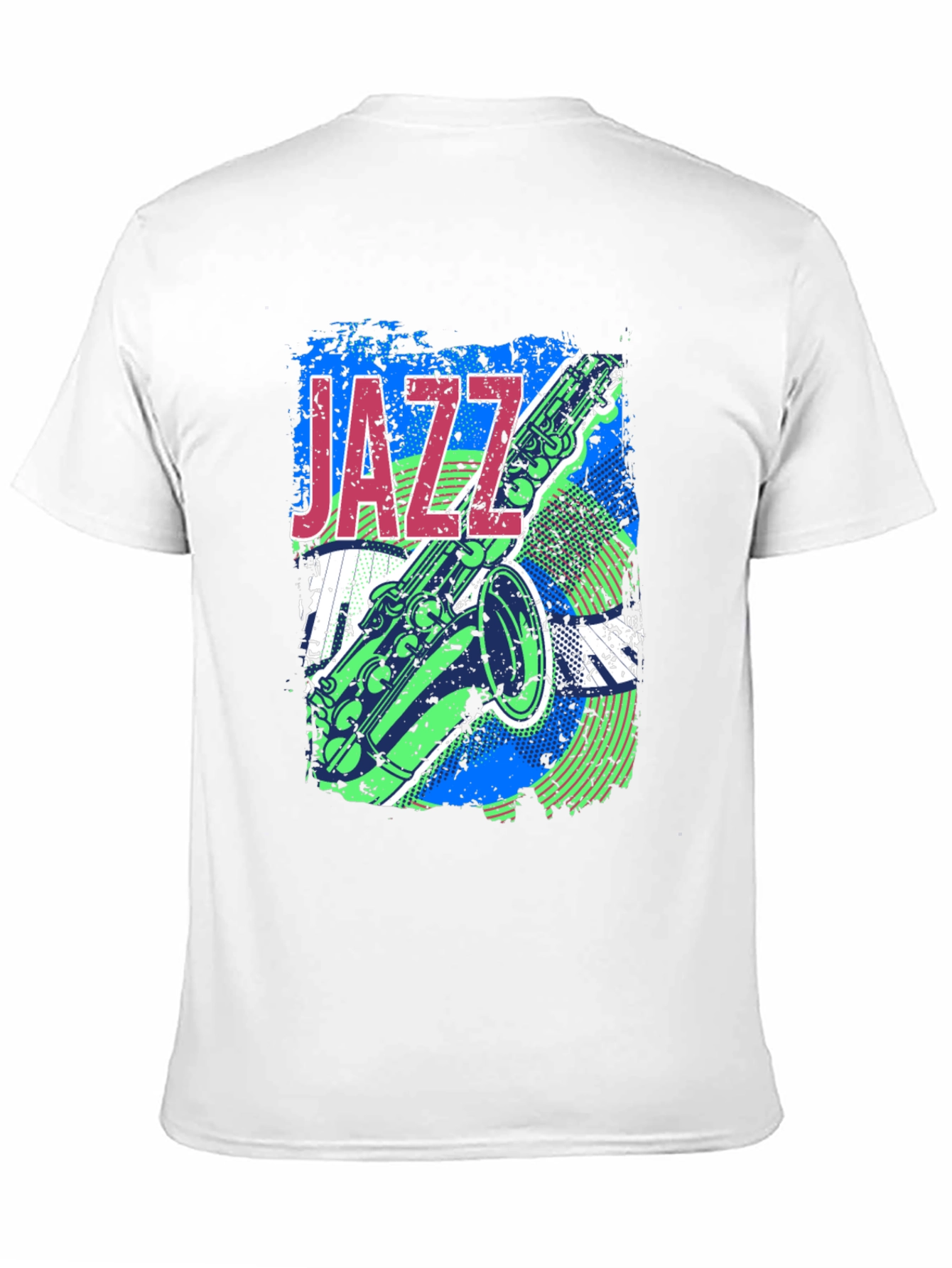 Jazz Saxophone Graphic T-Shirt - Music Lover Tee