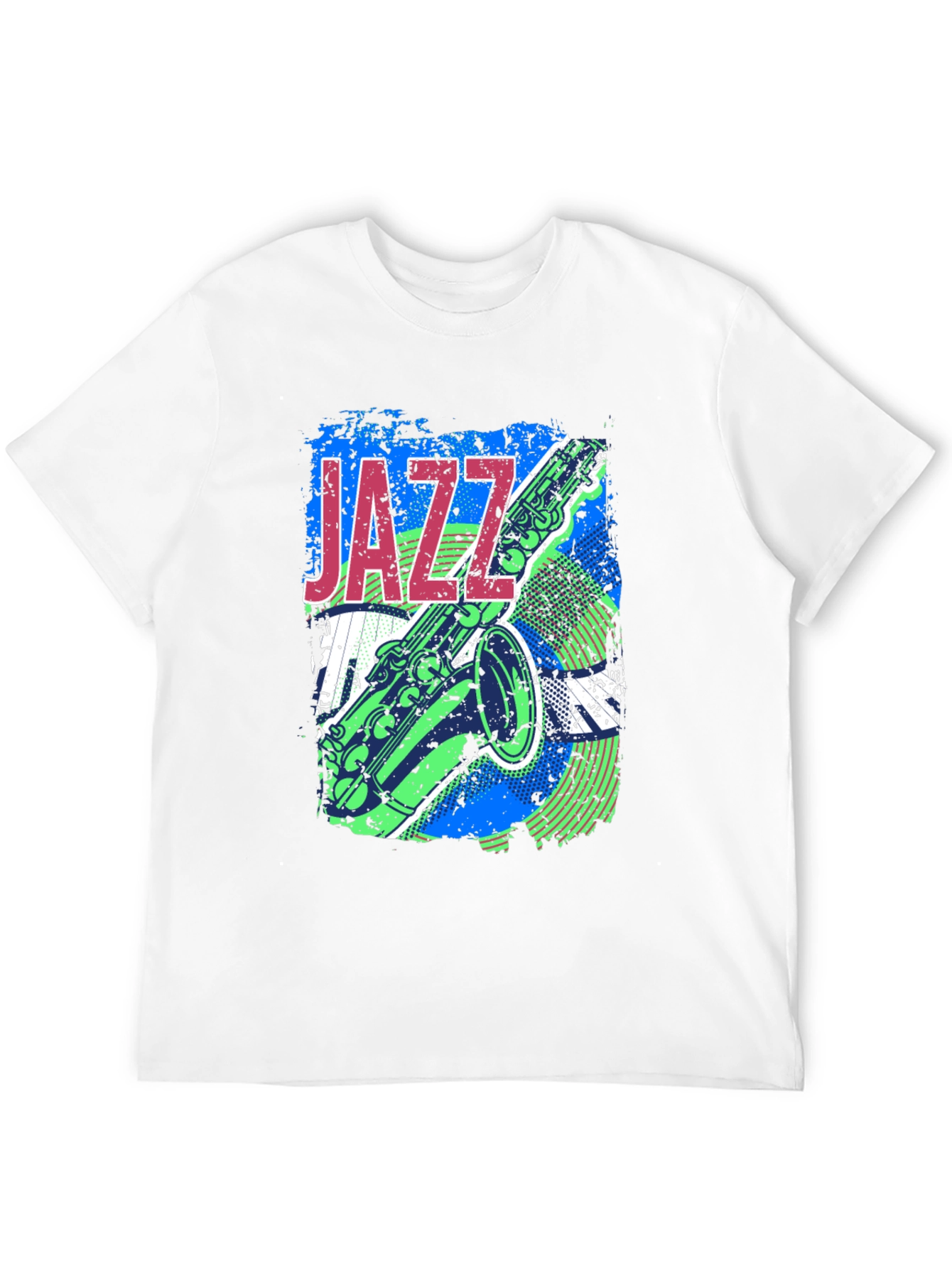 Jazz Saxophone Graphic T-Shirt - Music Lover Tee