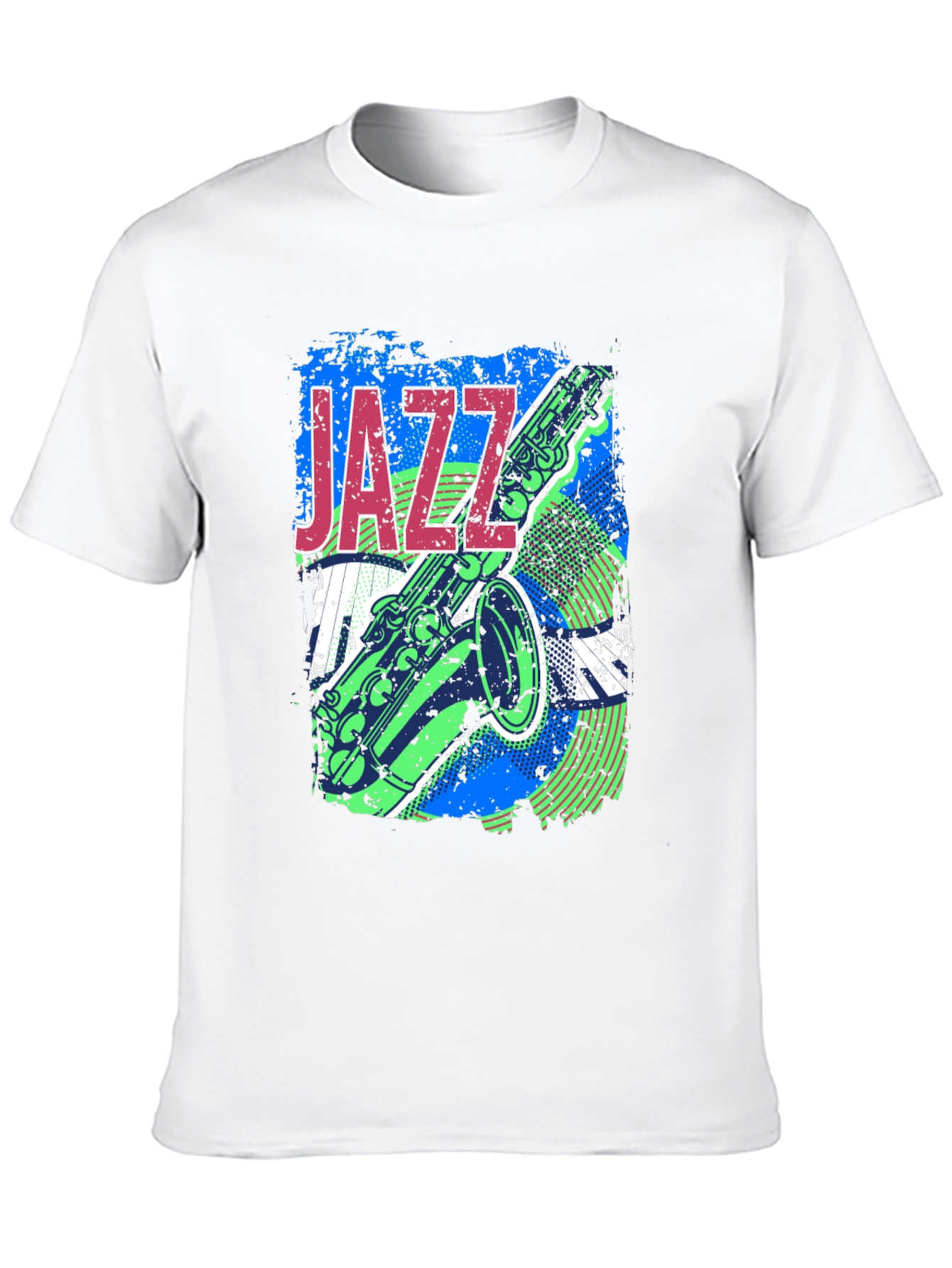 Jazz Saxophone Graphic T-Shirt - Music Lover Tee