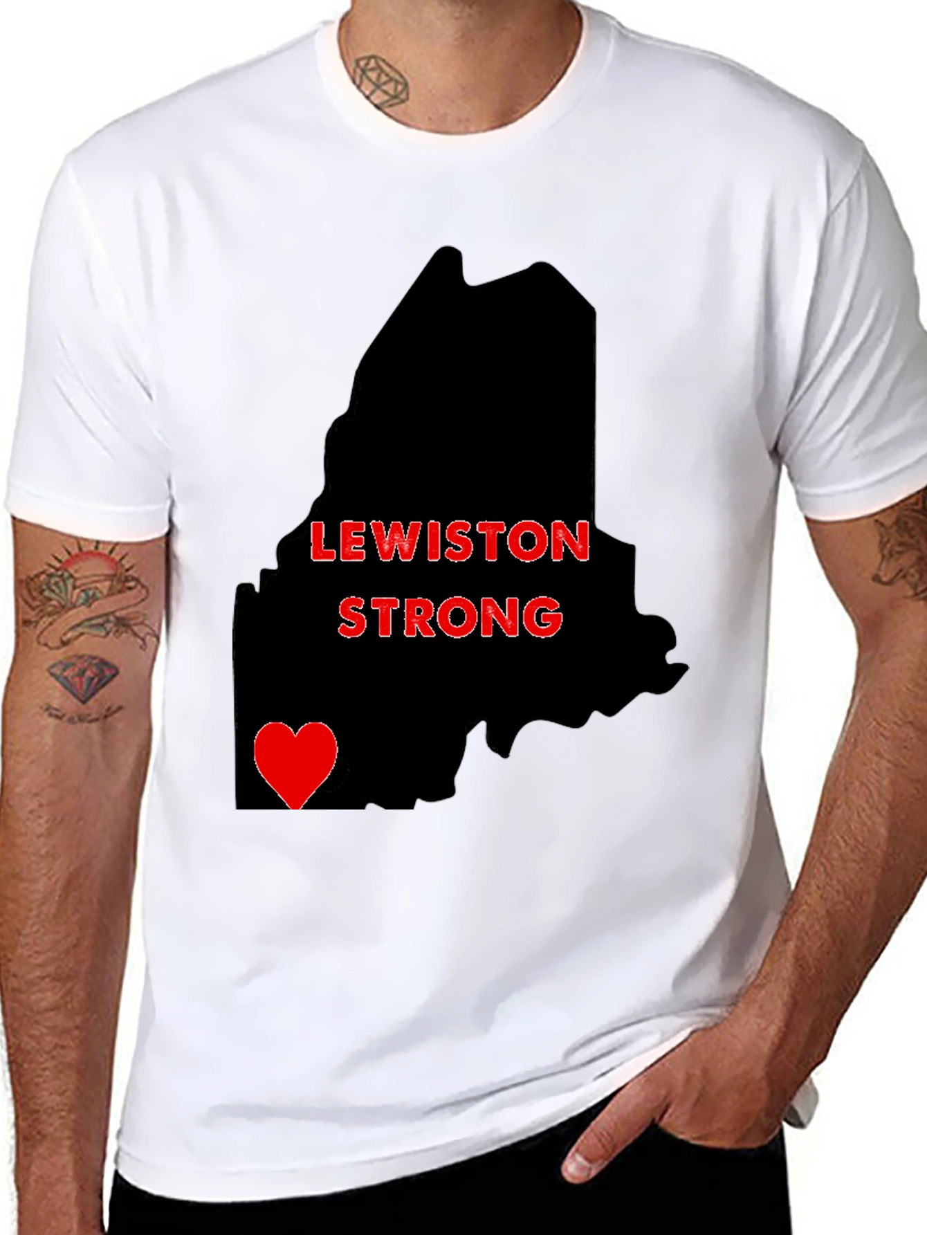Lewiston Strong T-Shirt - Support Maine