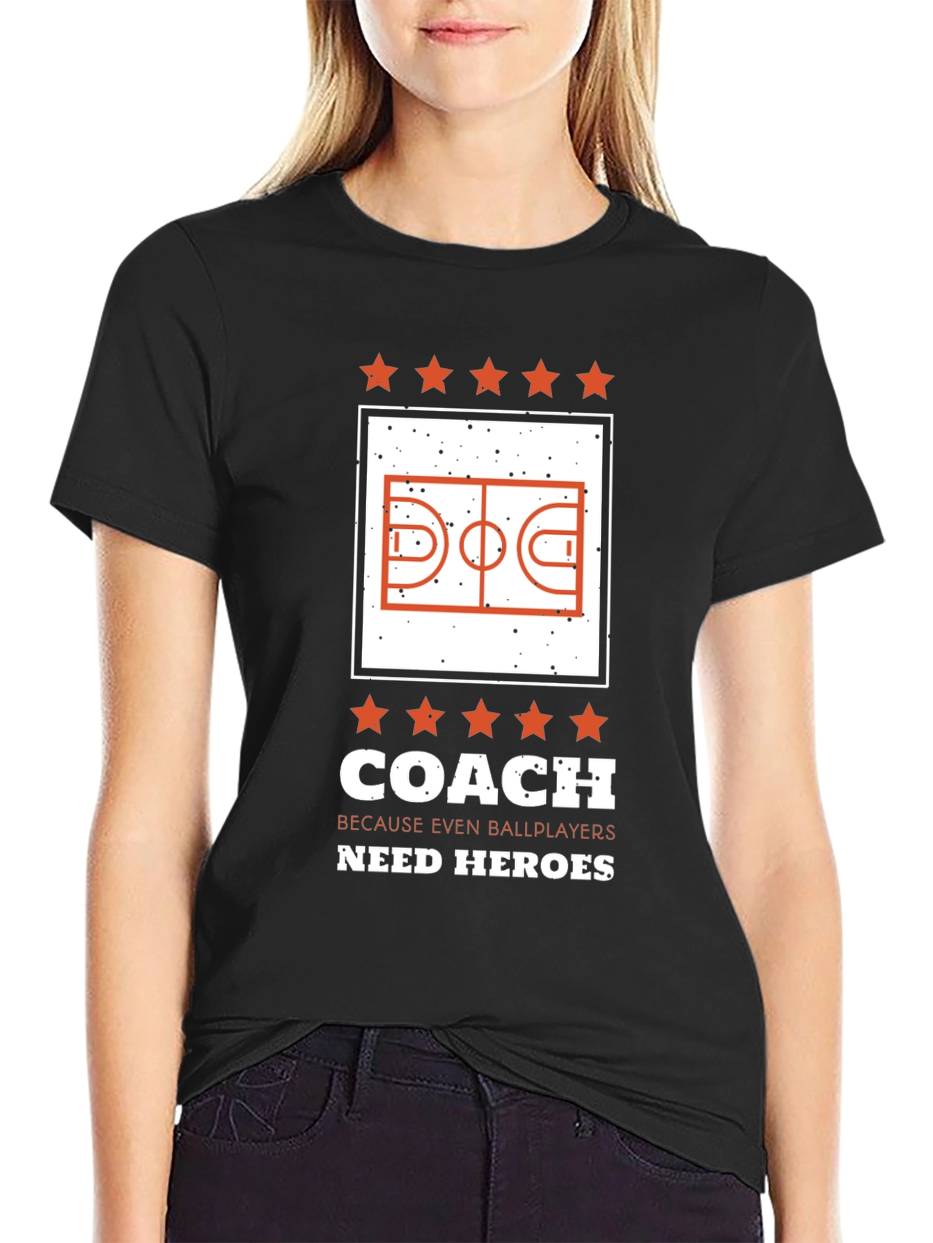 Coach Heroes Basketball T-Shirt