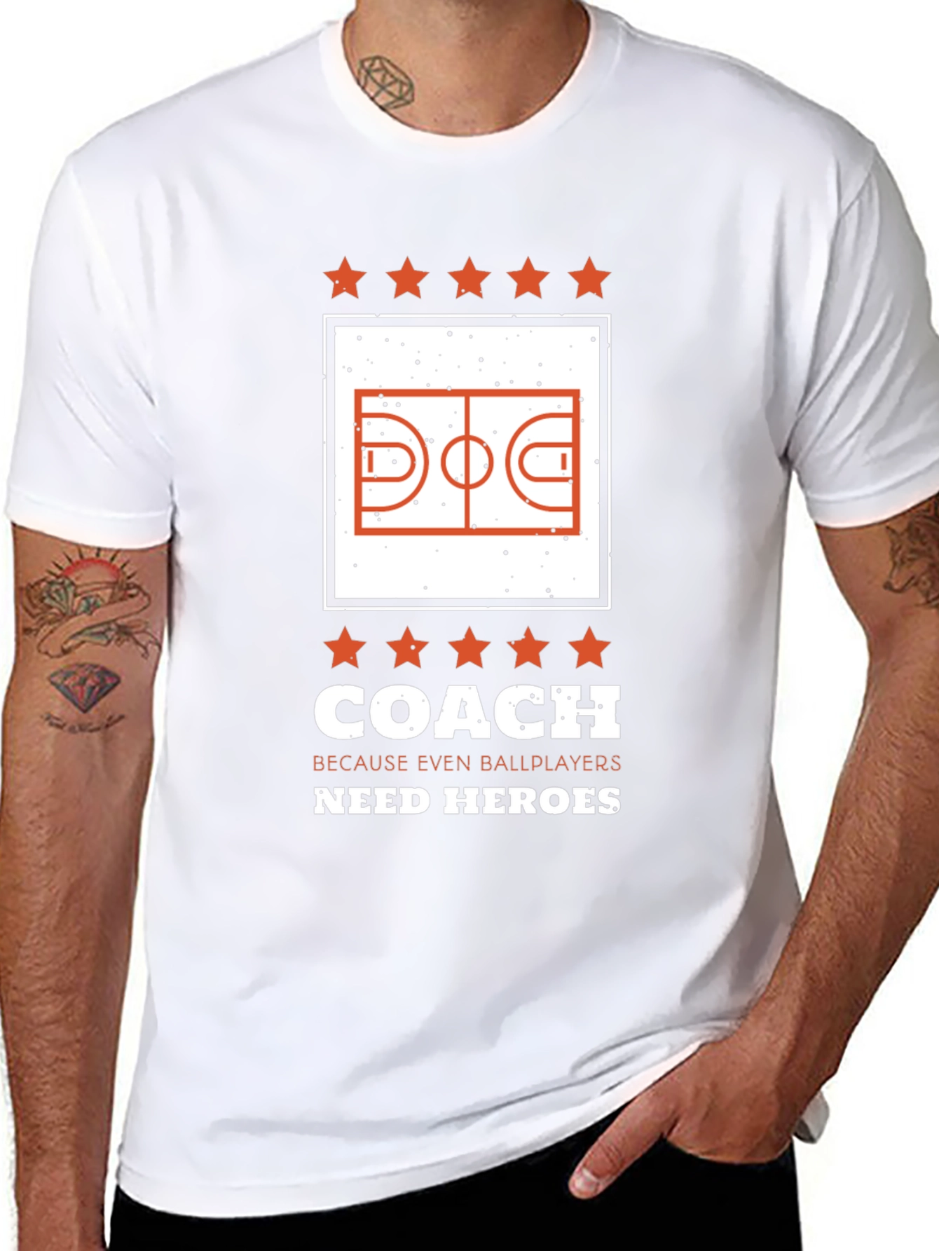 Coach Heroes Basketball T-Shirt