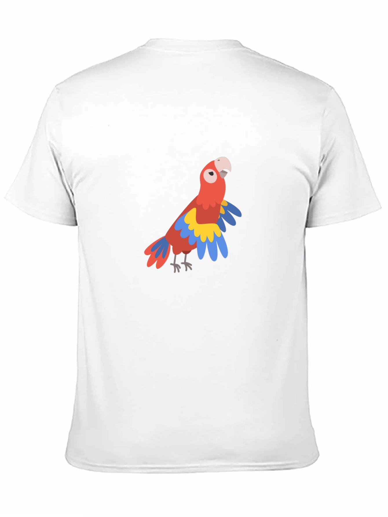 Parrot Graphic Tee - Tropical Bird Design