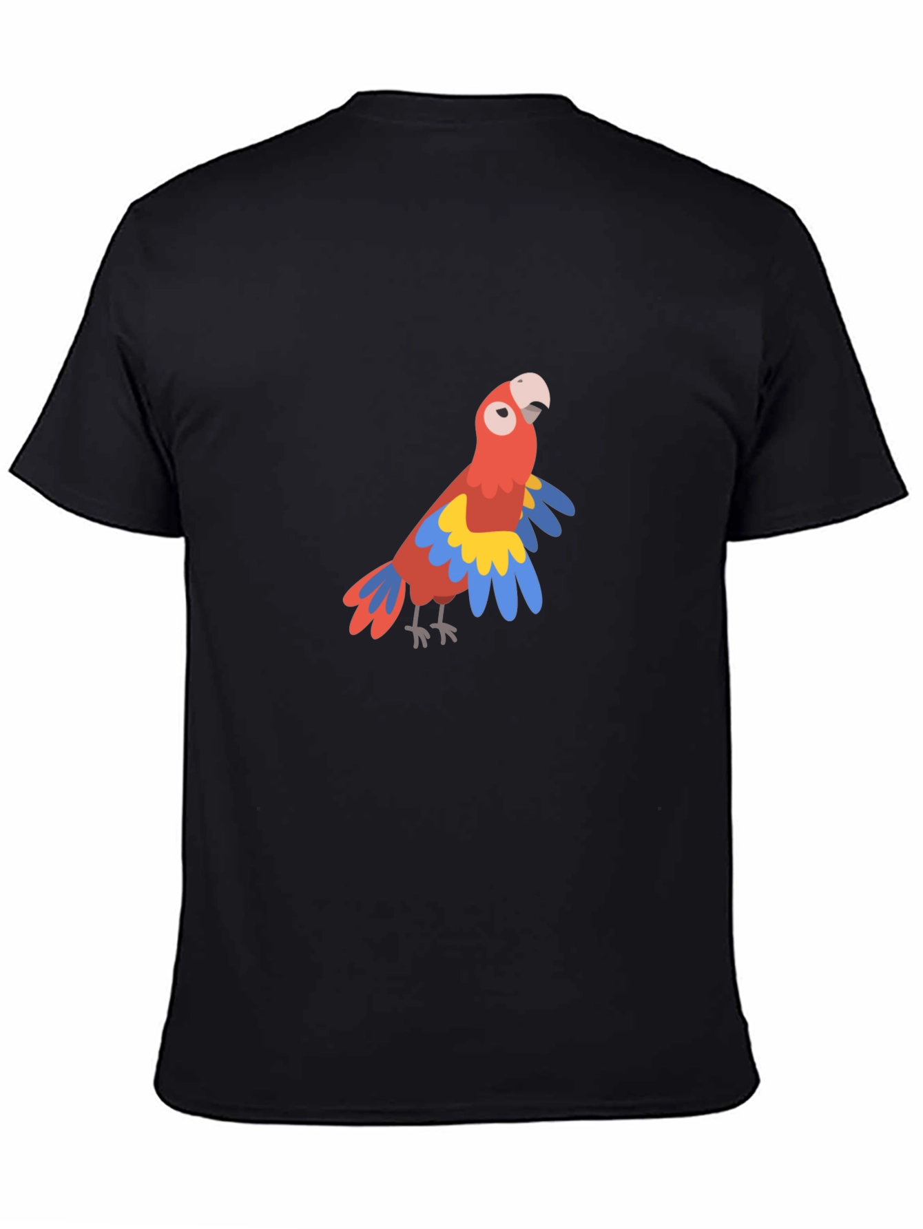 Parrot Graphic Tee - Tropical Bird Design