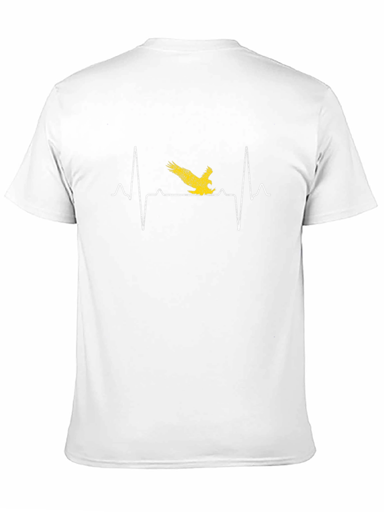 Eagle Heartbeat Graphic Tee - Stylish Bird Lover Design