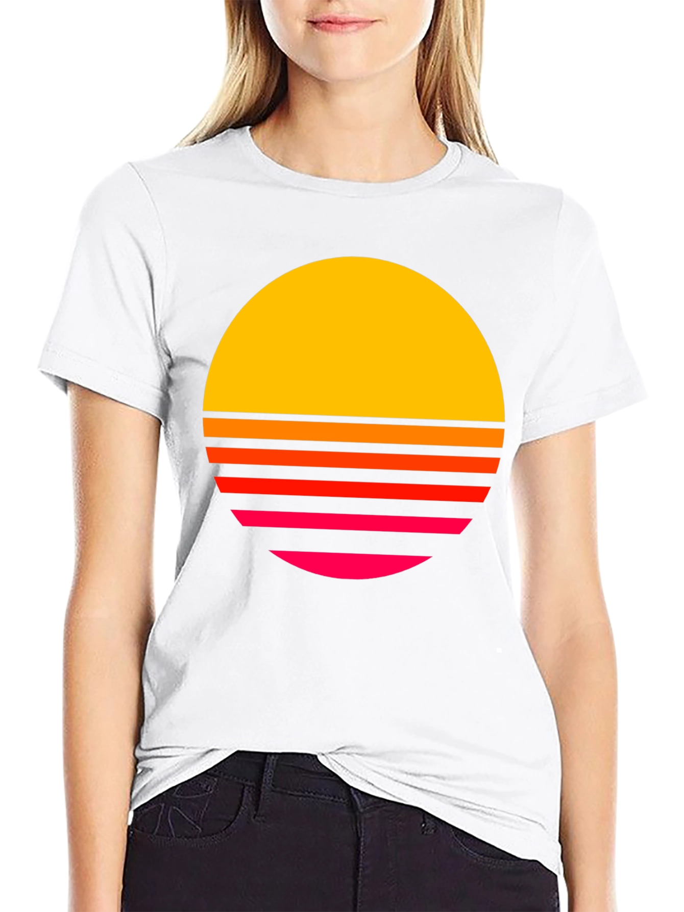 Retro Sunset Graphic Tee - Bold & Stylish