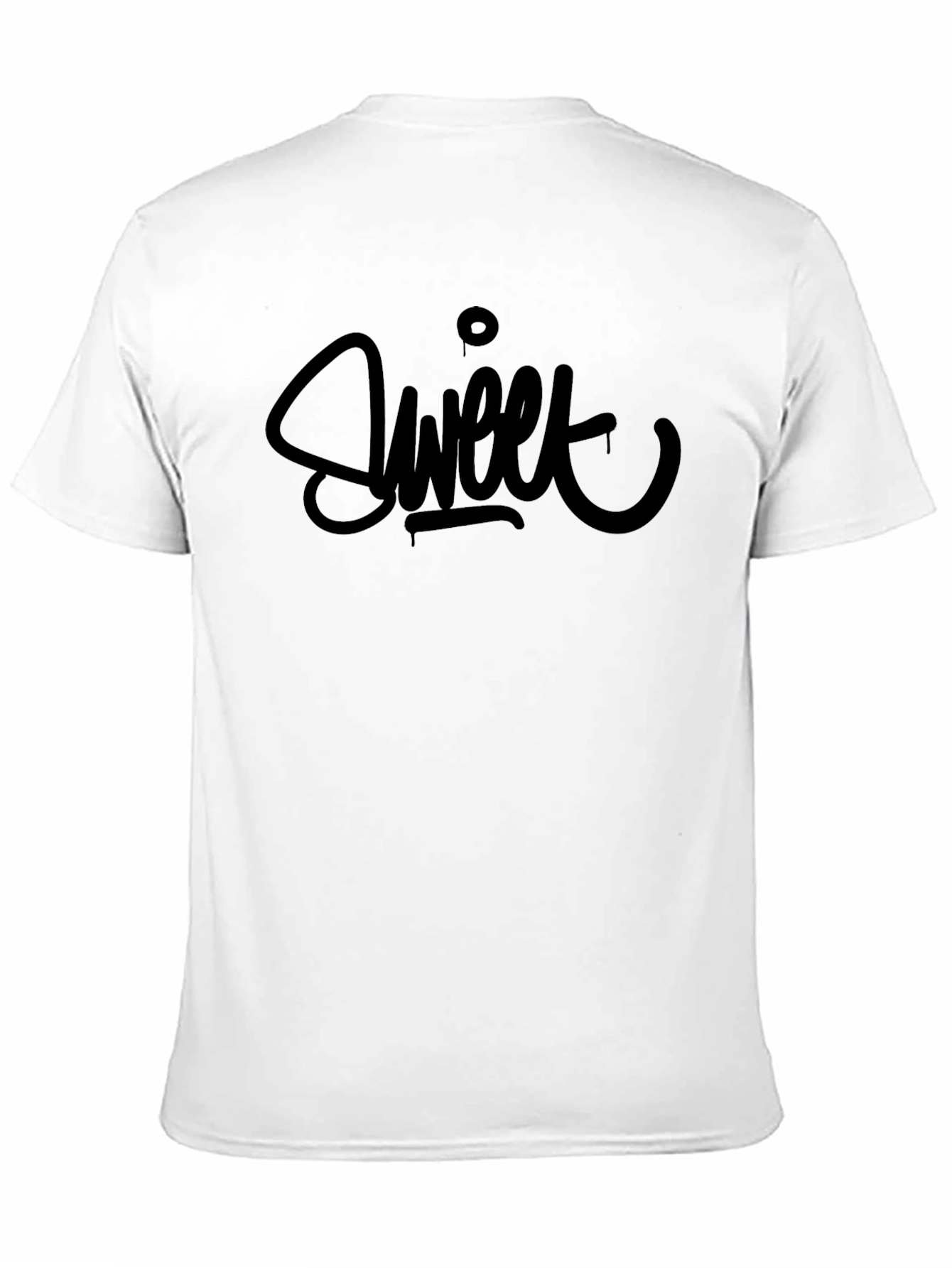 Sweet Graphic Black T-Shirt