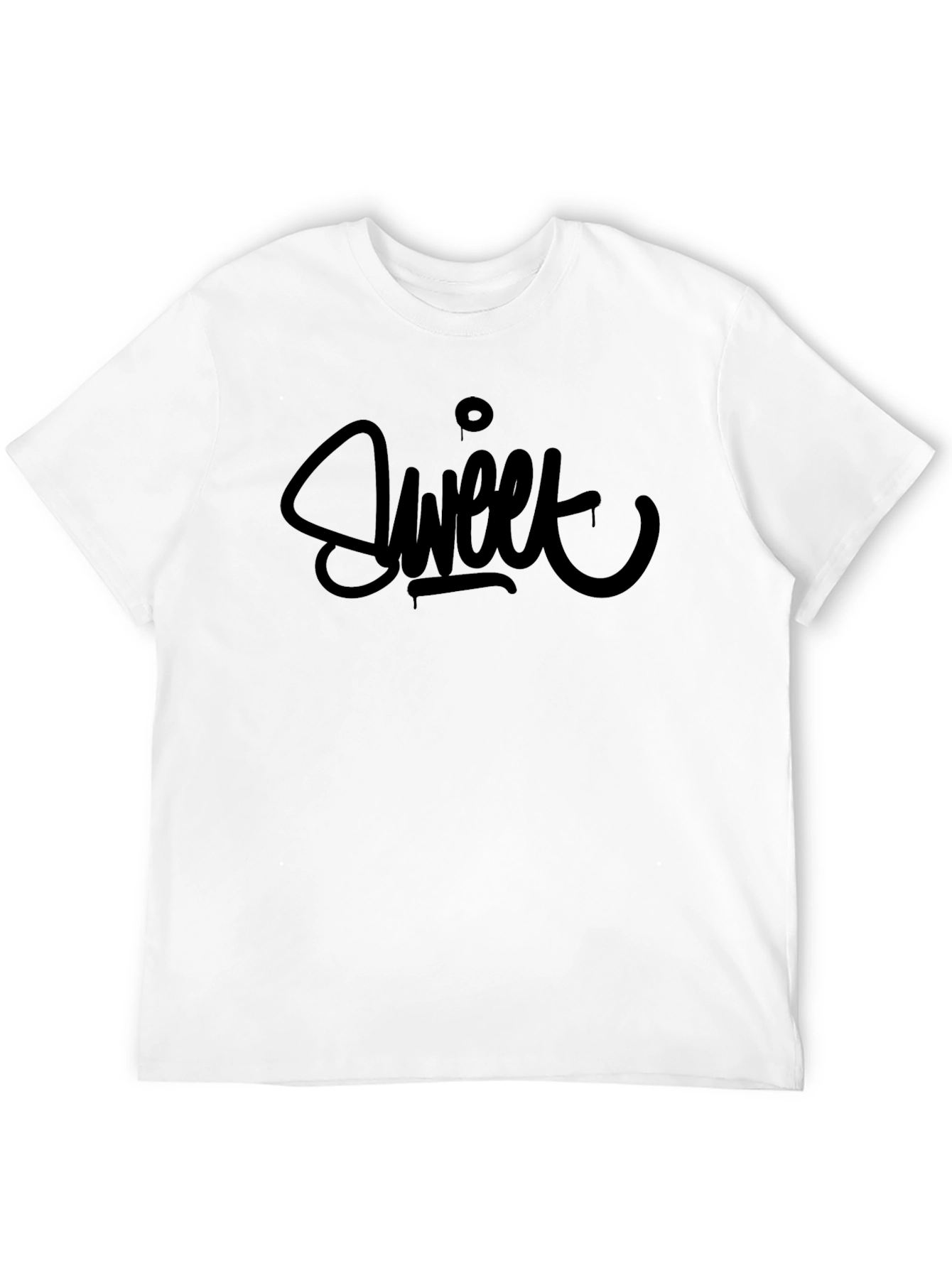 Sweet Graphic Black T-Shirt