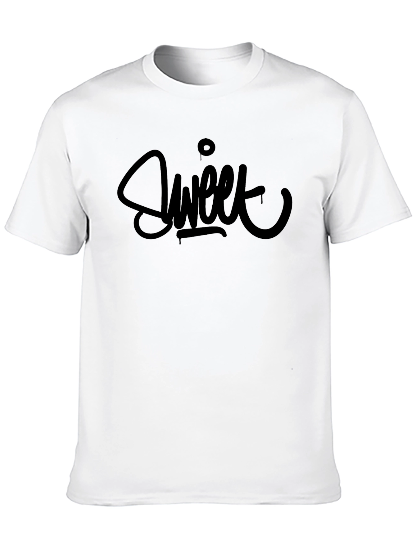 Sweet Graphic Black T-Shirt