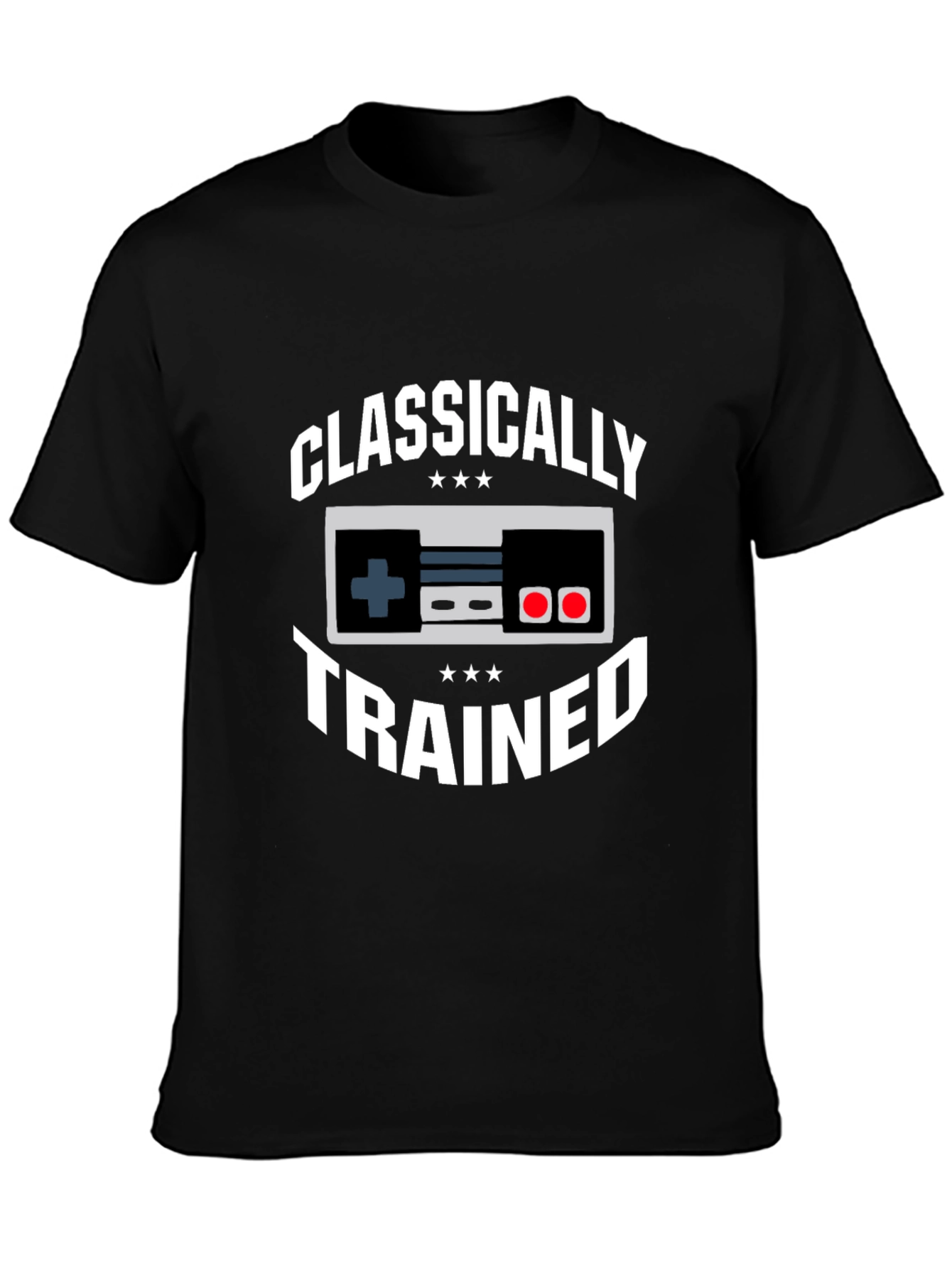 Classically Trained Gamer Black T-Shirt