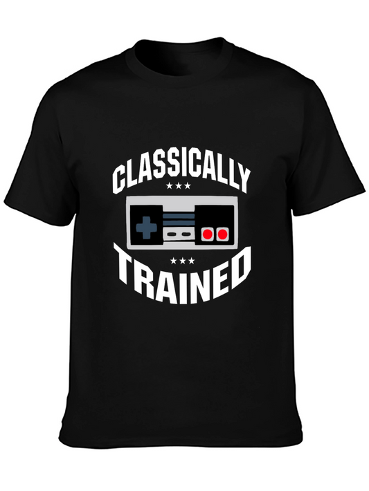 Classically Trained Gamer Black T-Shirt