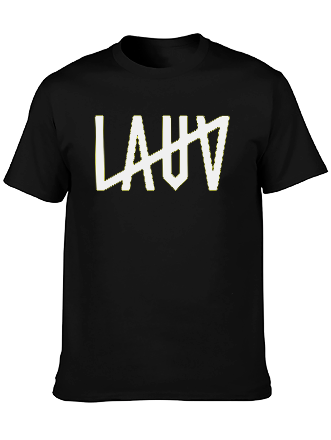 LAUV Logo Black T-Shirt - Casual Fashion Tee