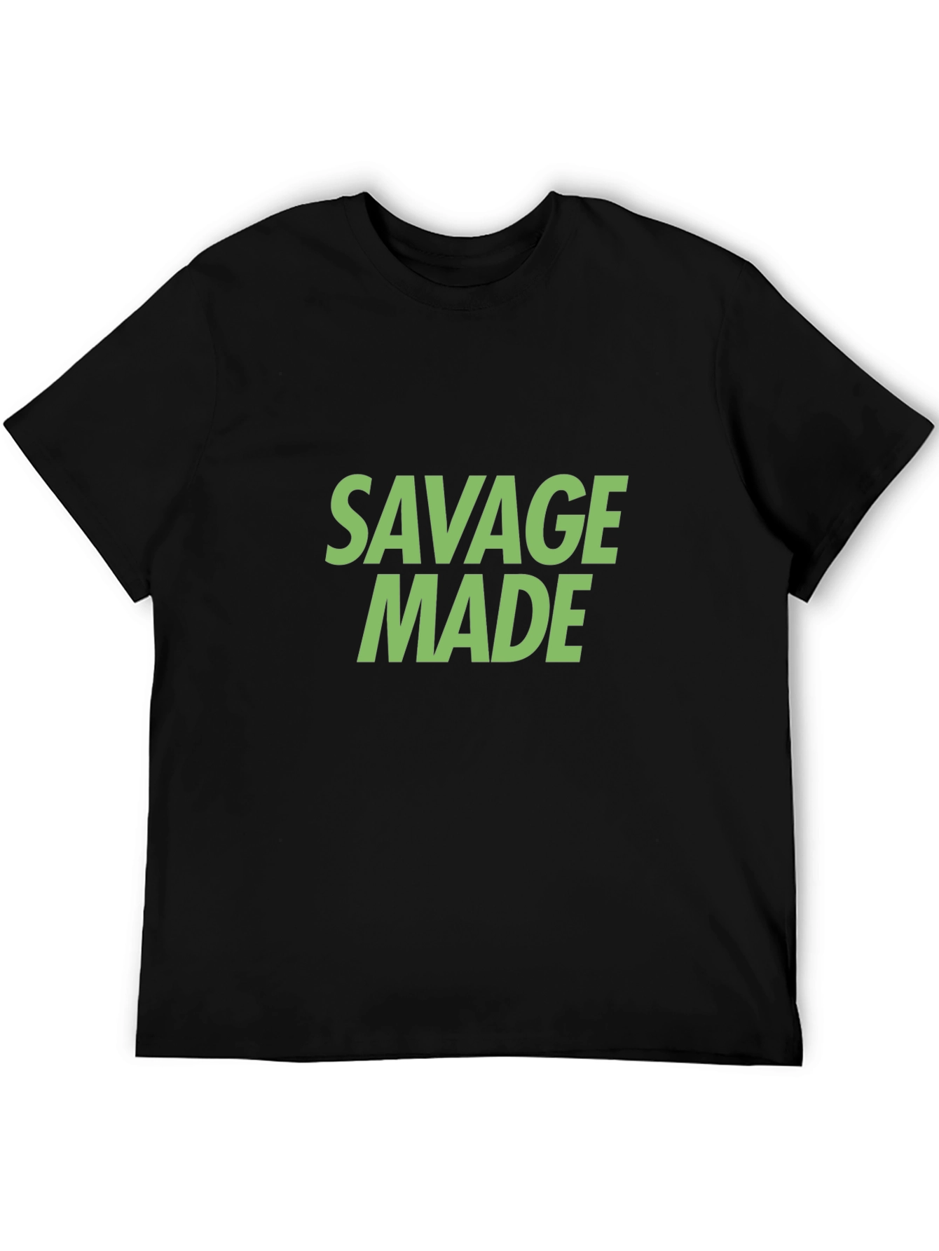 Savage Made Black T-Shirt - Statement Tee