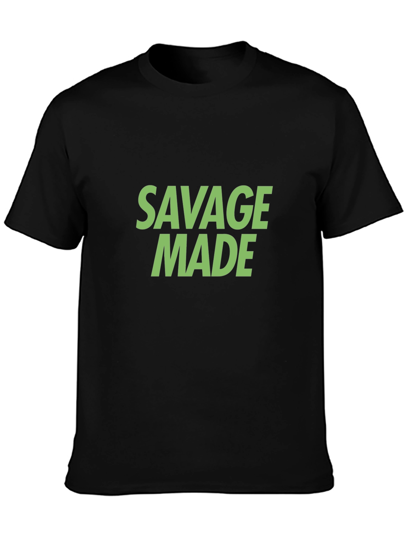 Savage Made Black T-Shirt - Statement Tee