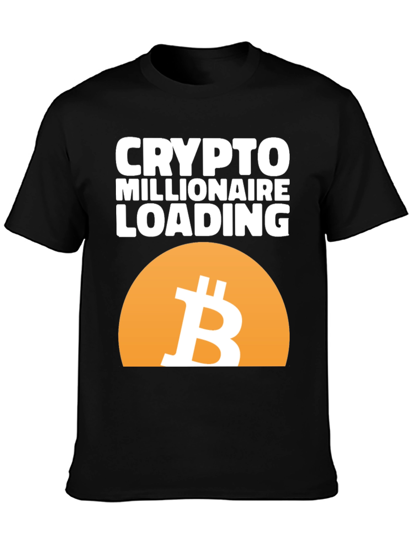 Crypto Millionaire Loading T-Shirt - Bitcoin Tee