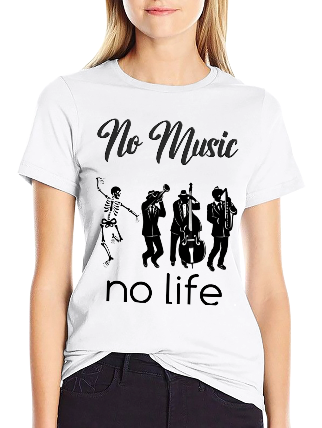 No Music No Life Graphic Tee
