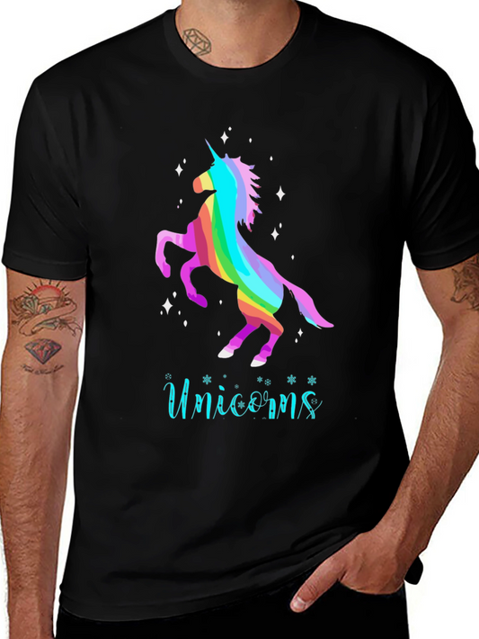Rainbow Unicorn Tee - Magical Graphic T-Shirt