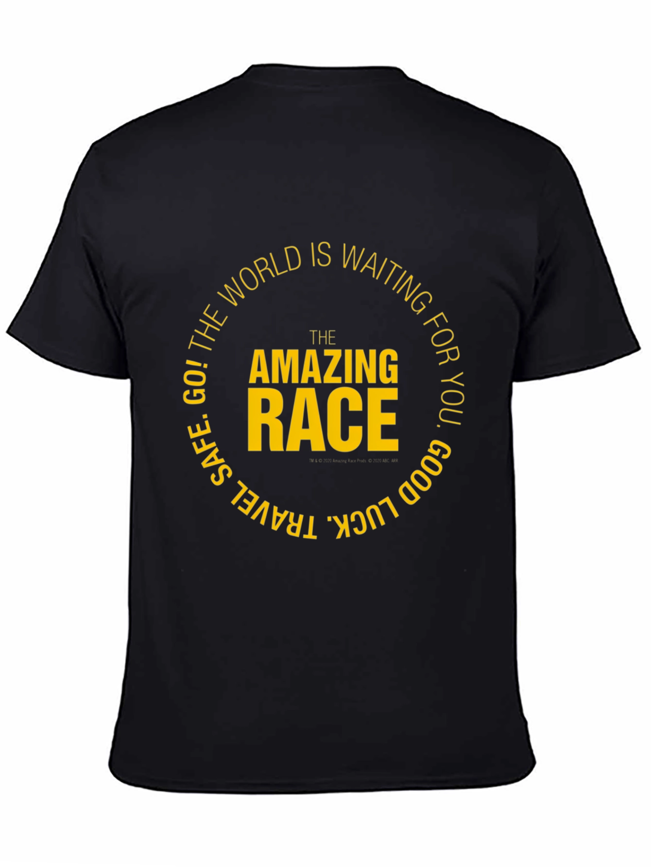 The Amazing Race T-Shirt - Travel Inspired Black Tee