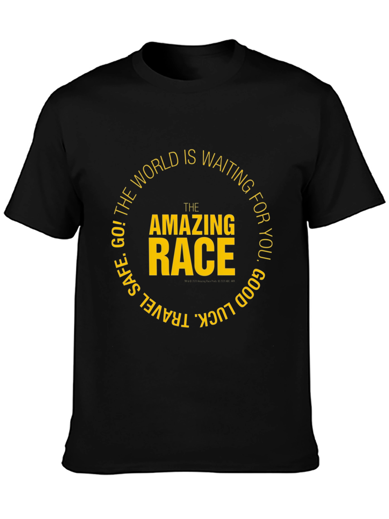 The Amazing Race T-Shirt - Travel Inspired Black Tee