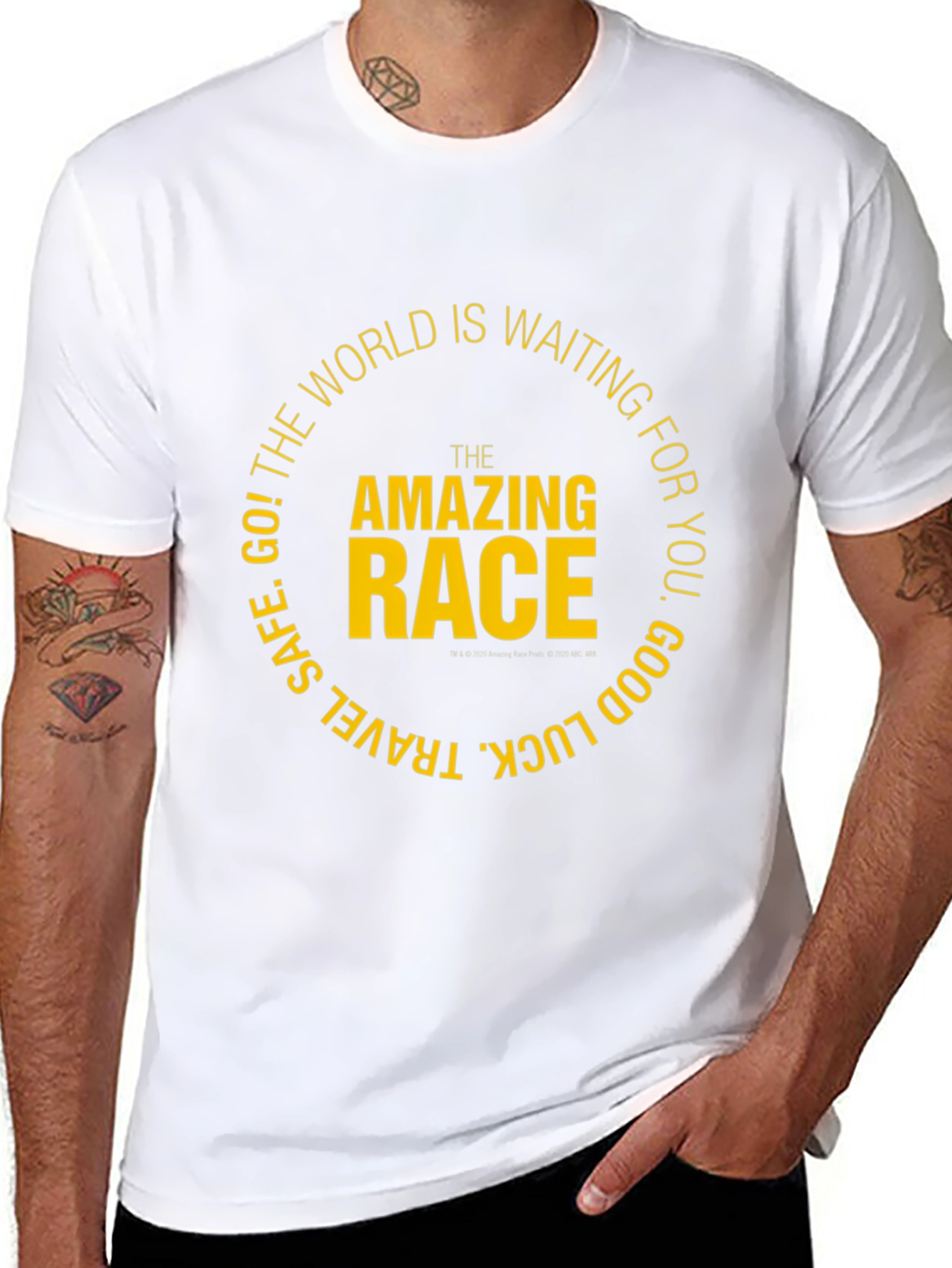 The Amazing Race T-Shirt - Travel Inspired Black Tee
