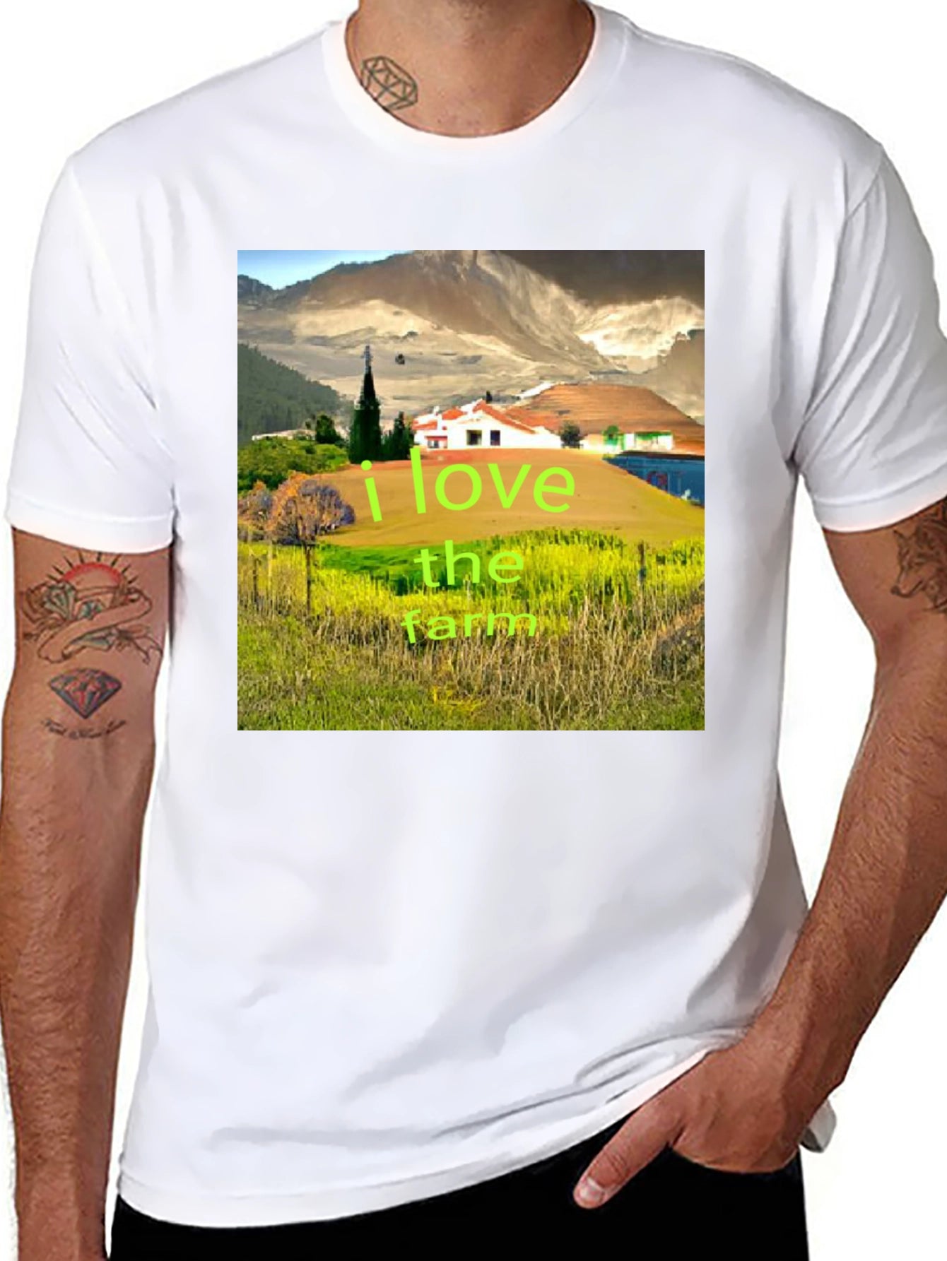 Farm Life T-Shirt - Nature Scene Graphic Tee