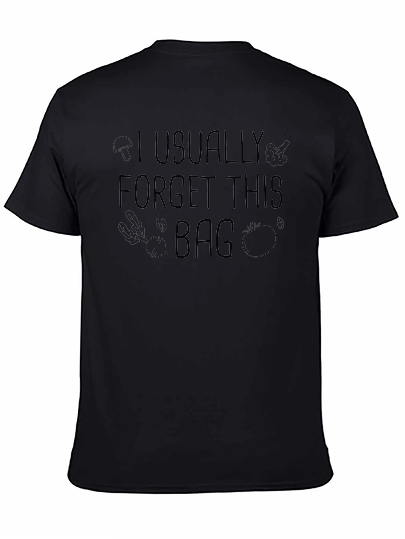 Forget This Bag T-Shirt - Vegetable Graphic Tee