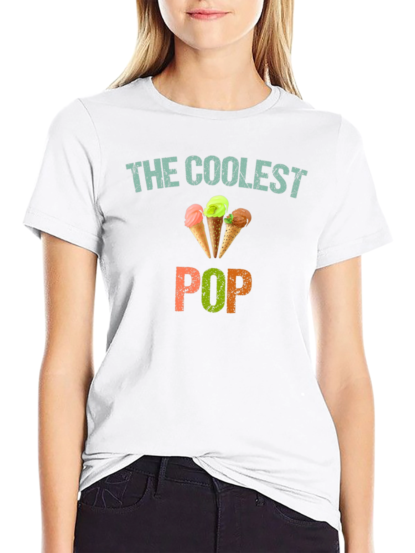 Coolest Pop Ice Cream T-Shirt - Fun Summer Tee