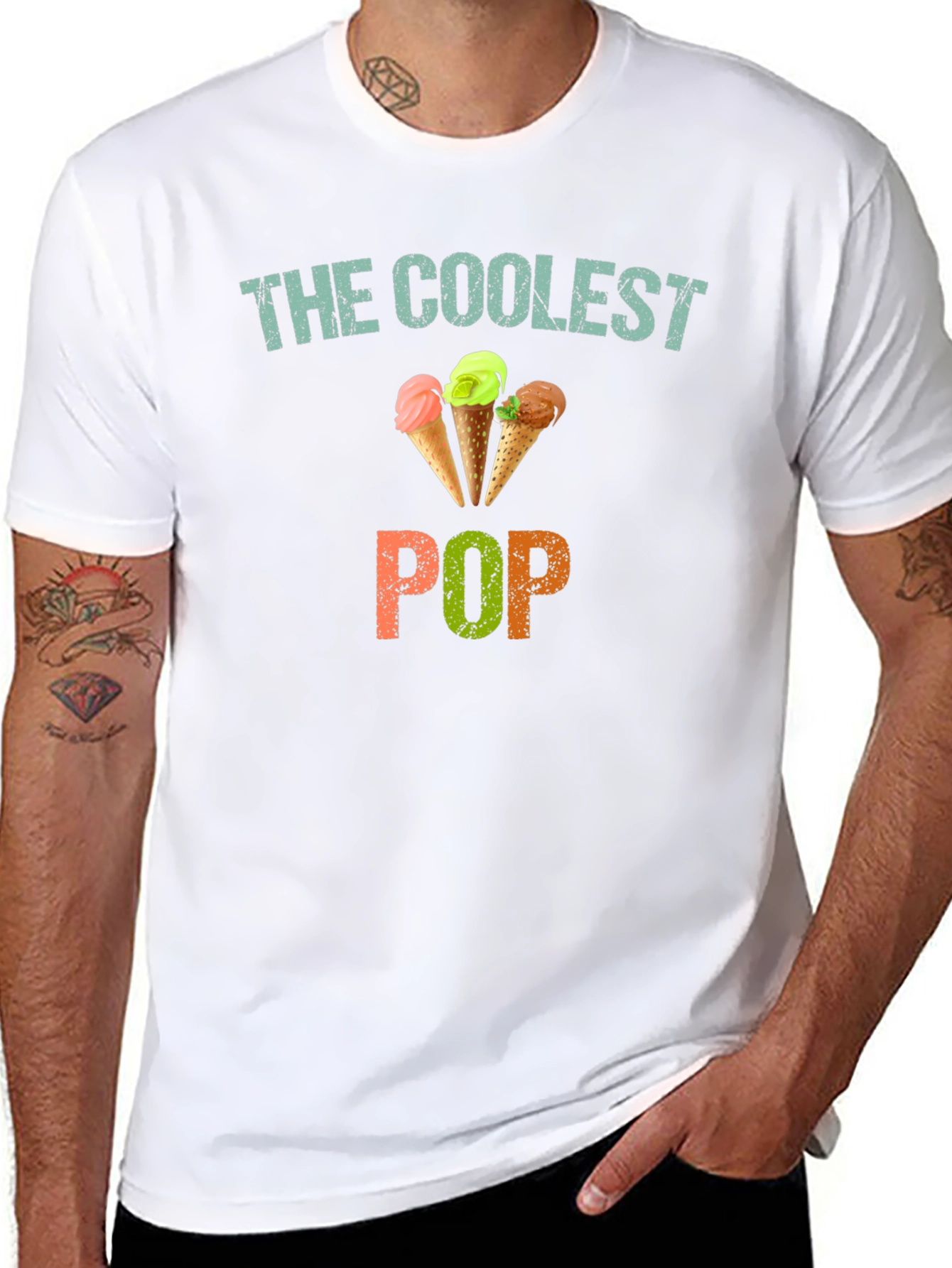 Coolest Pop Ice Cream T-Shirt - Fun Summer Tee