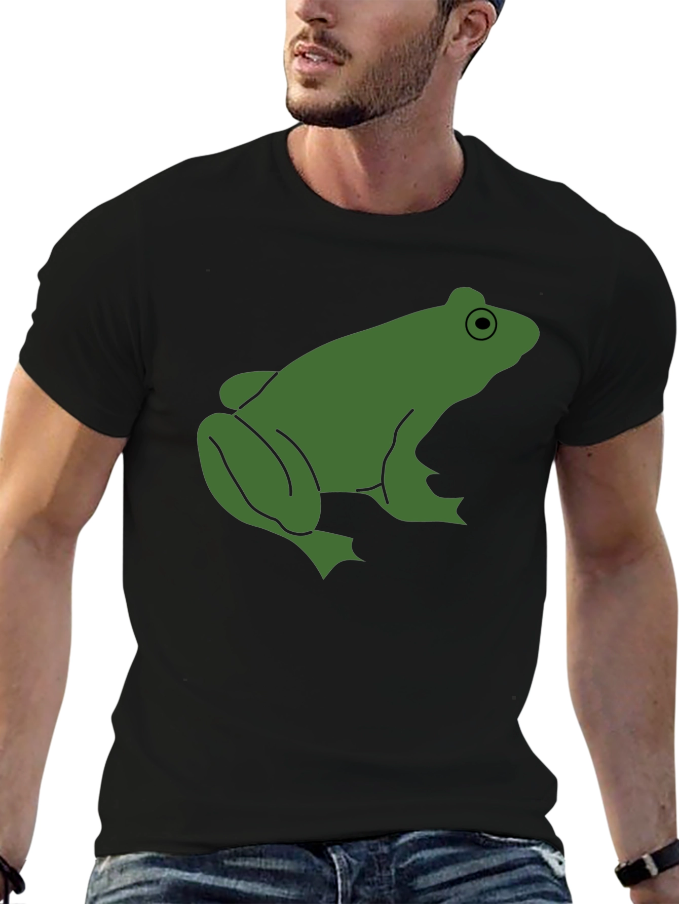 Frog Graphic Tee - Mens Black T-Shirt