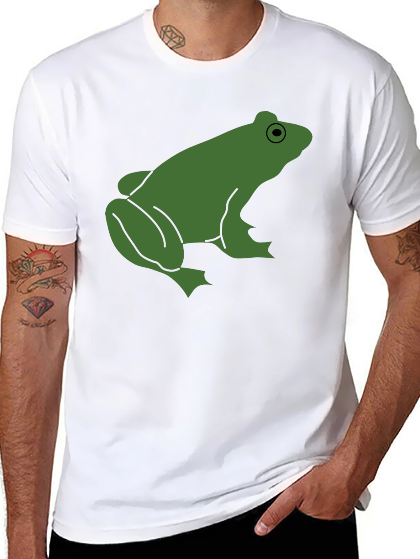 Frog Graphic Tee - Mens Black T-Shirt