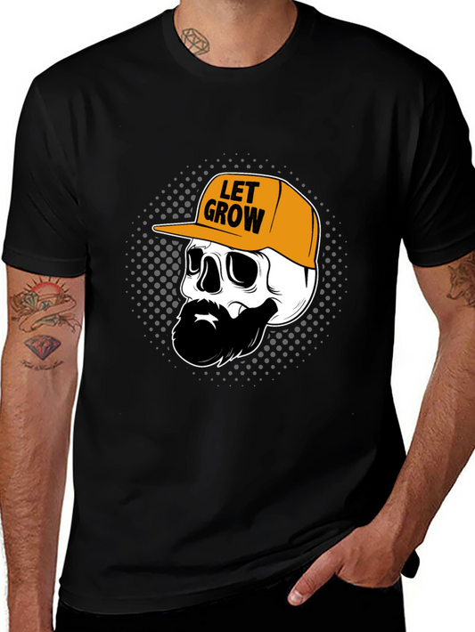 Skull Let Grow Graphic Tee - Cool & Edgy T-Shirt