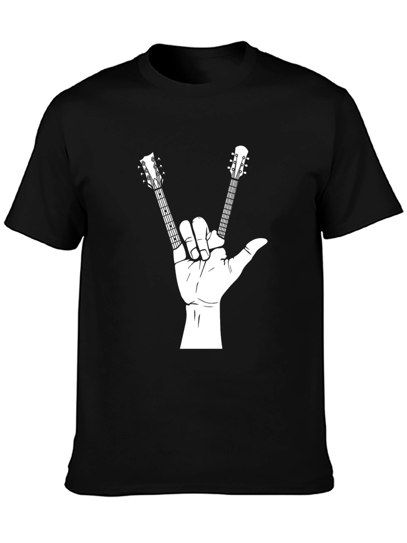 Rock On Guitar Hand T-Shirt