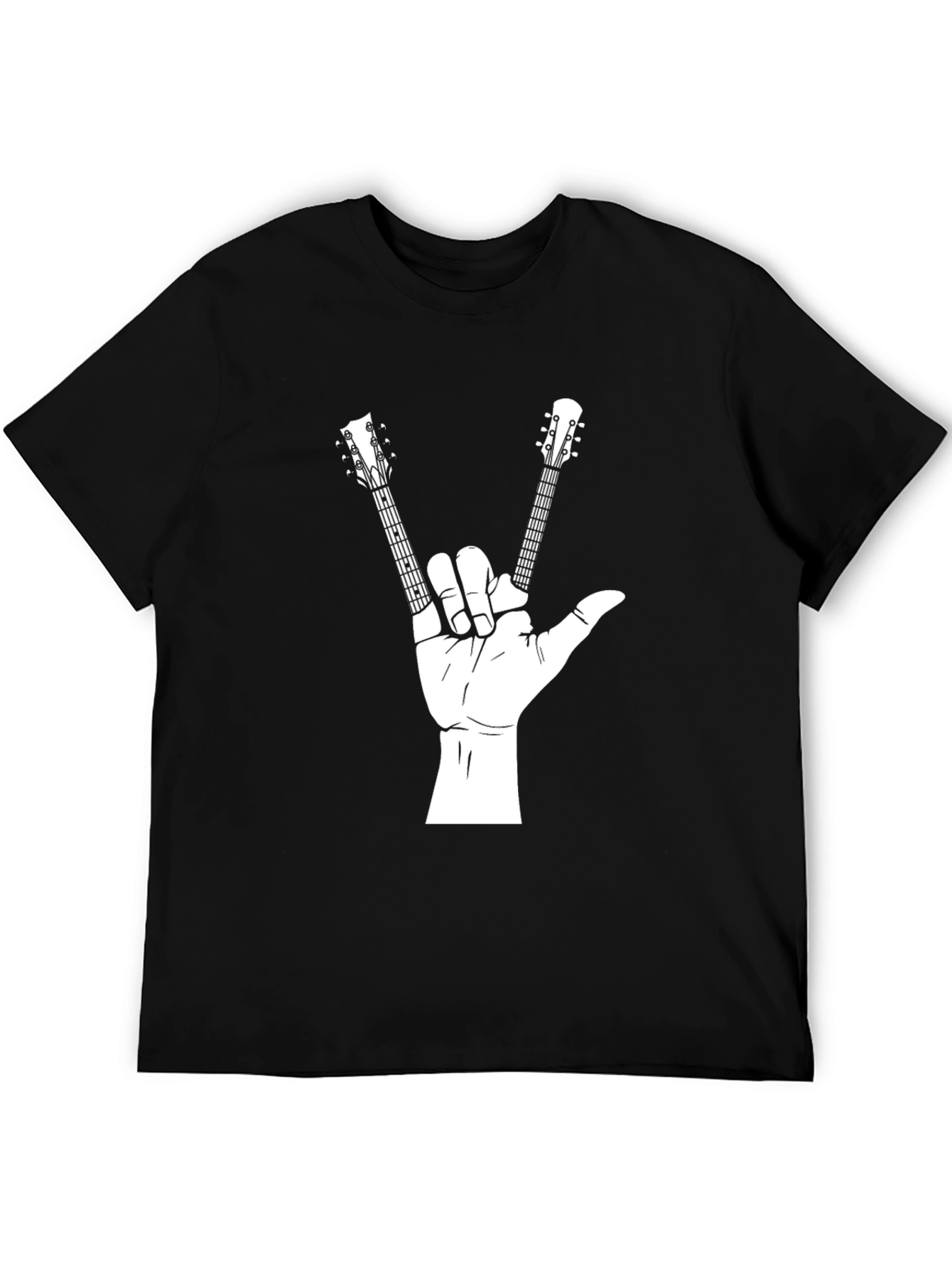 Rock On Guitar Hand T-Shirt