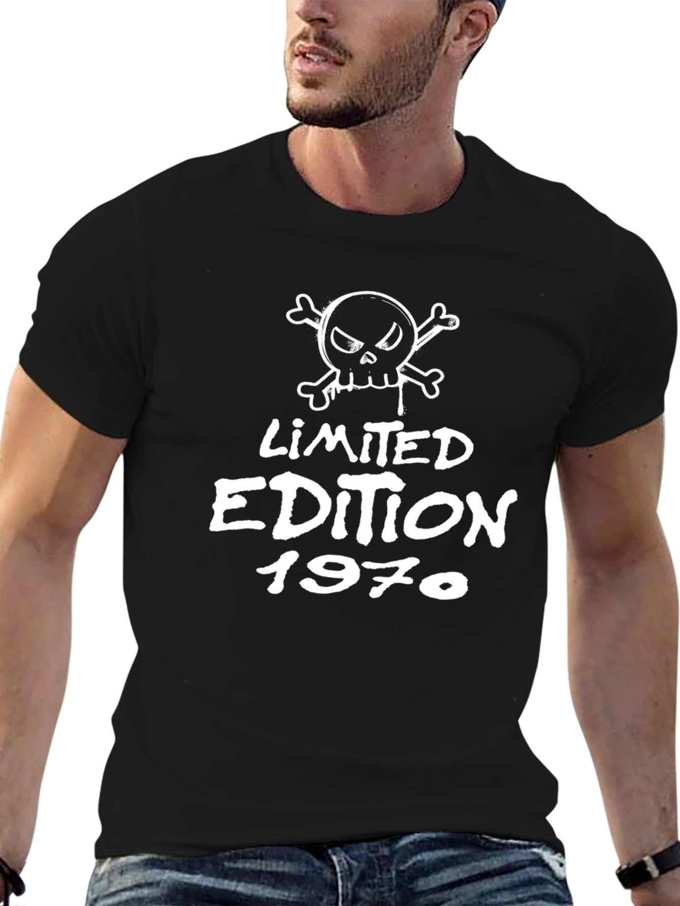 Limited Edition 1970 Skull Graphic T-Shirt