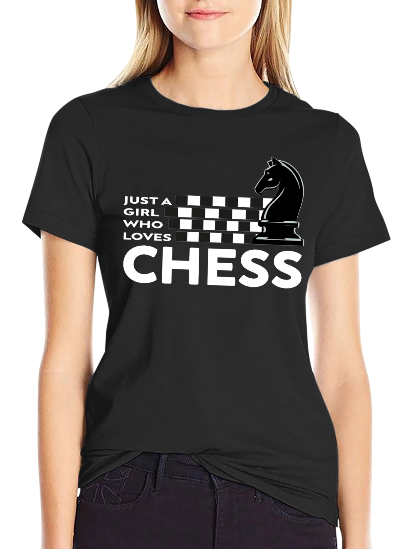 Just A Girl Who Loves Chess - T-Shirt