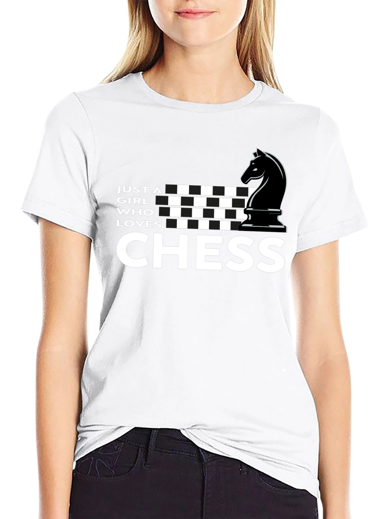 Just A Girl Who Loves Chess - T-Shirt